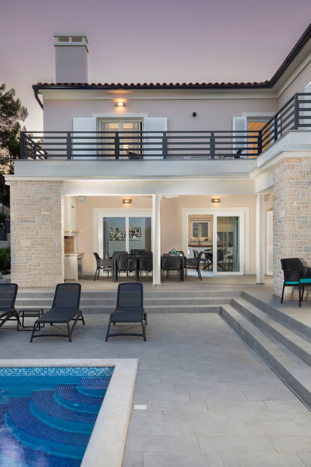 Villa in Premantura mit privatem beheizten Pool  und Sauna-Image-tags.info