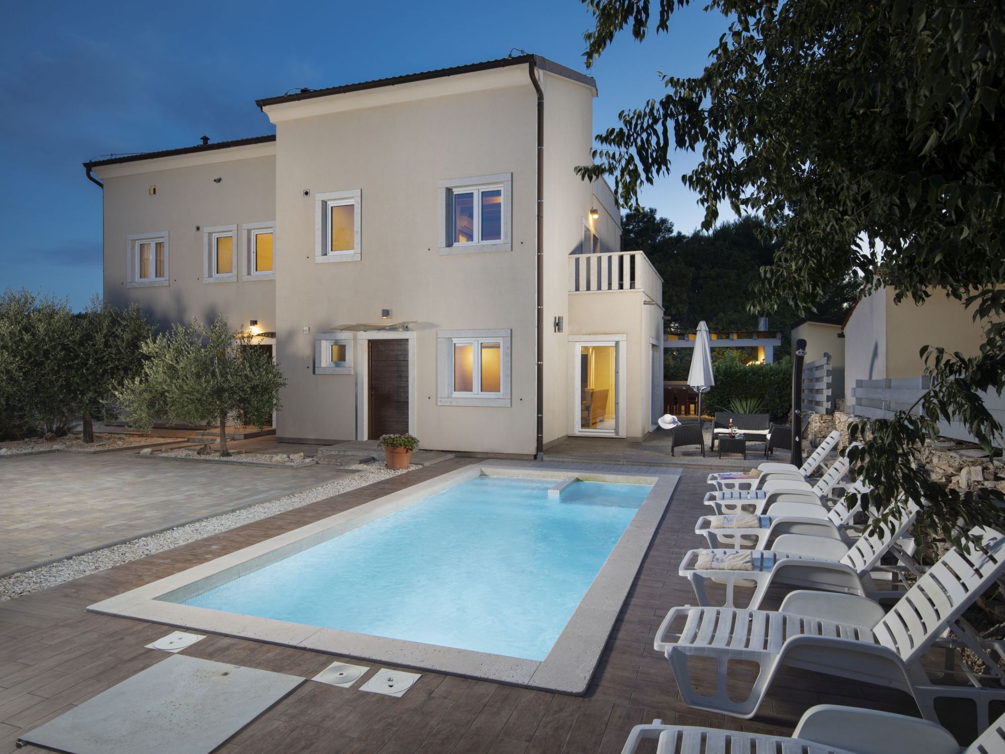 Vakantiehuis met omheinde tuin in Pula/Premantura (Kroatië) 1 hond is welkom