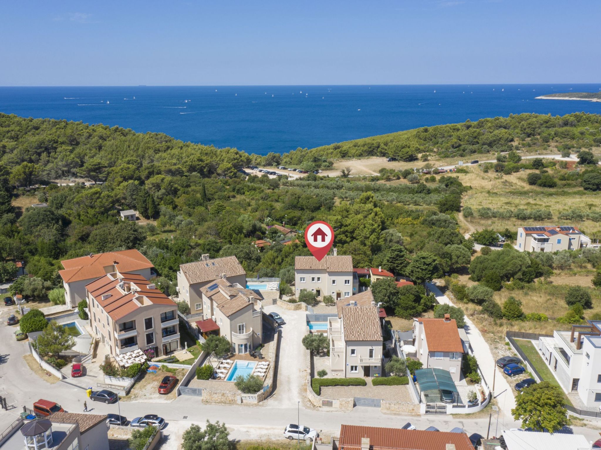 Villa Nocciola mit 6 Schlafzimmern in Meeresnähe-Dedans