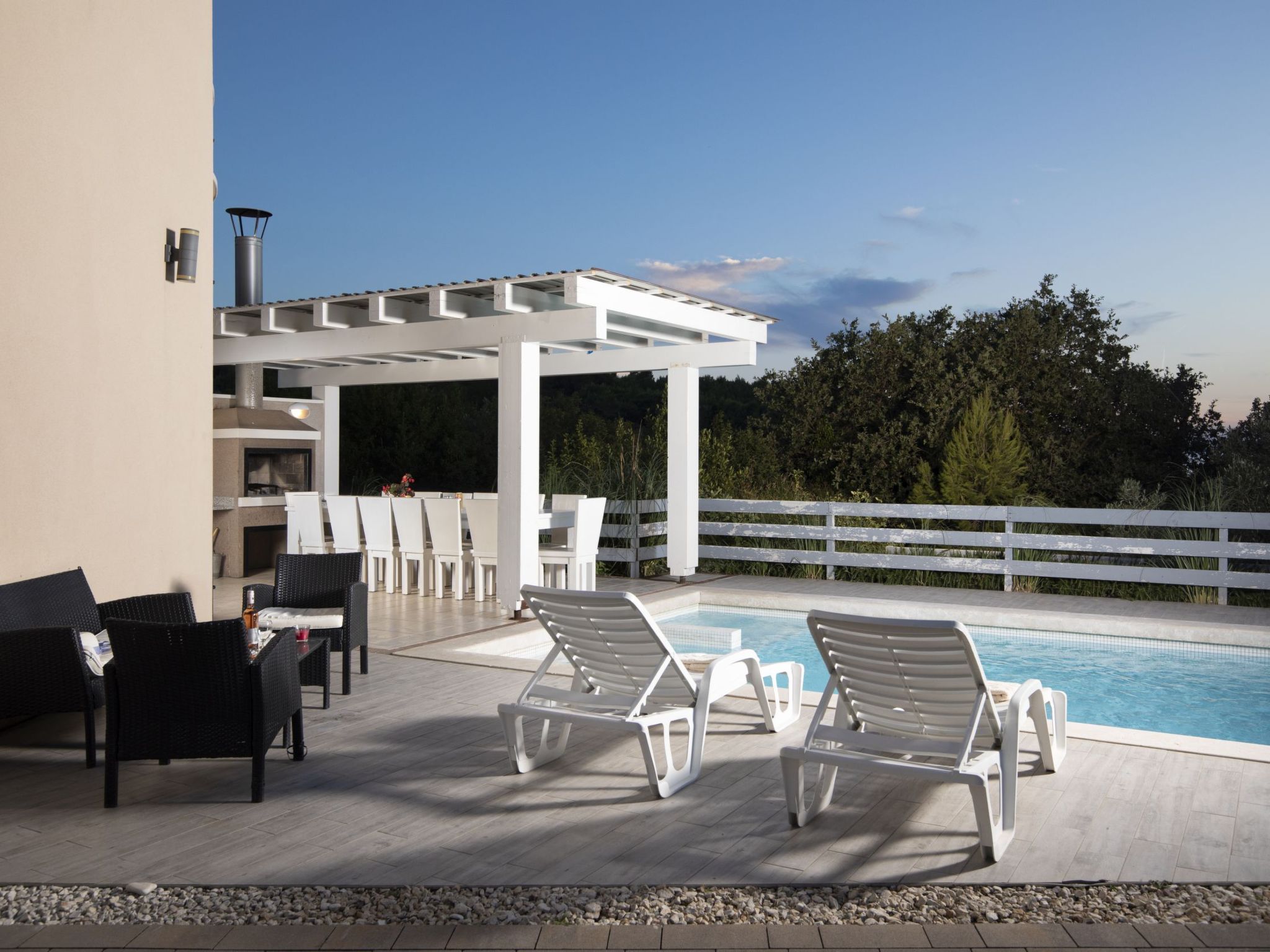 8-Schlafzimmer-Villa Bianca mit Pool, Sauna, Billard-Dedans