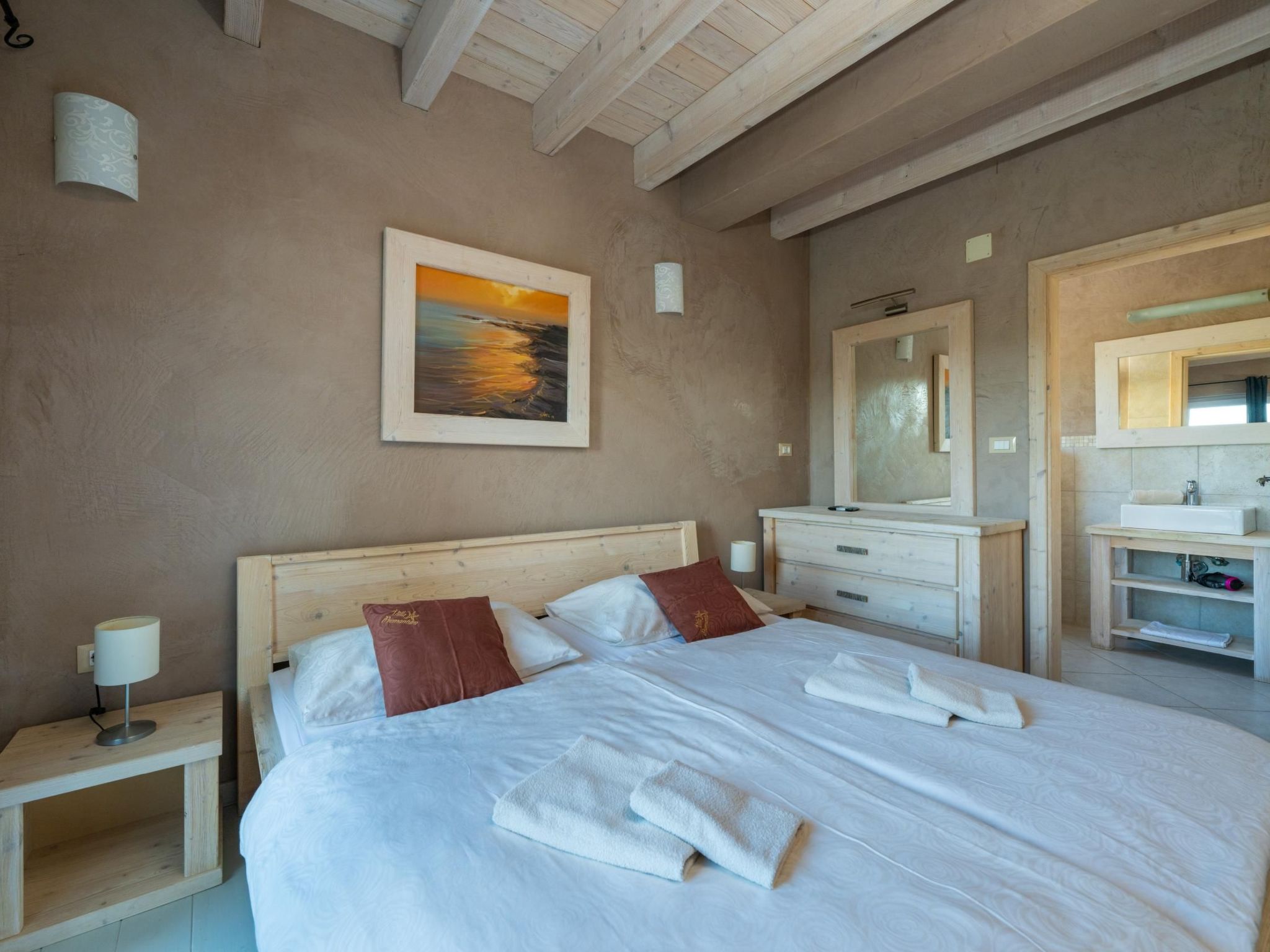 8-Schlafzimmer-Villa Bianca mit Pool, Sauna, Billard-Dedans