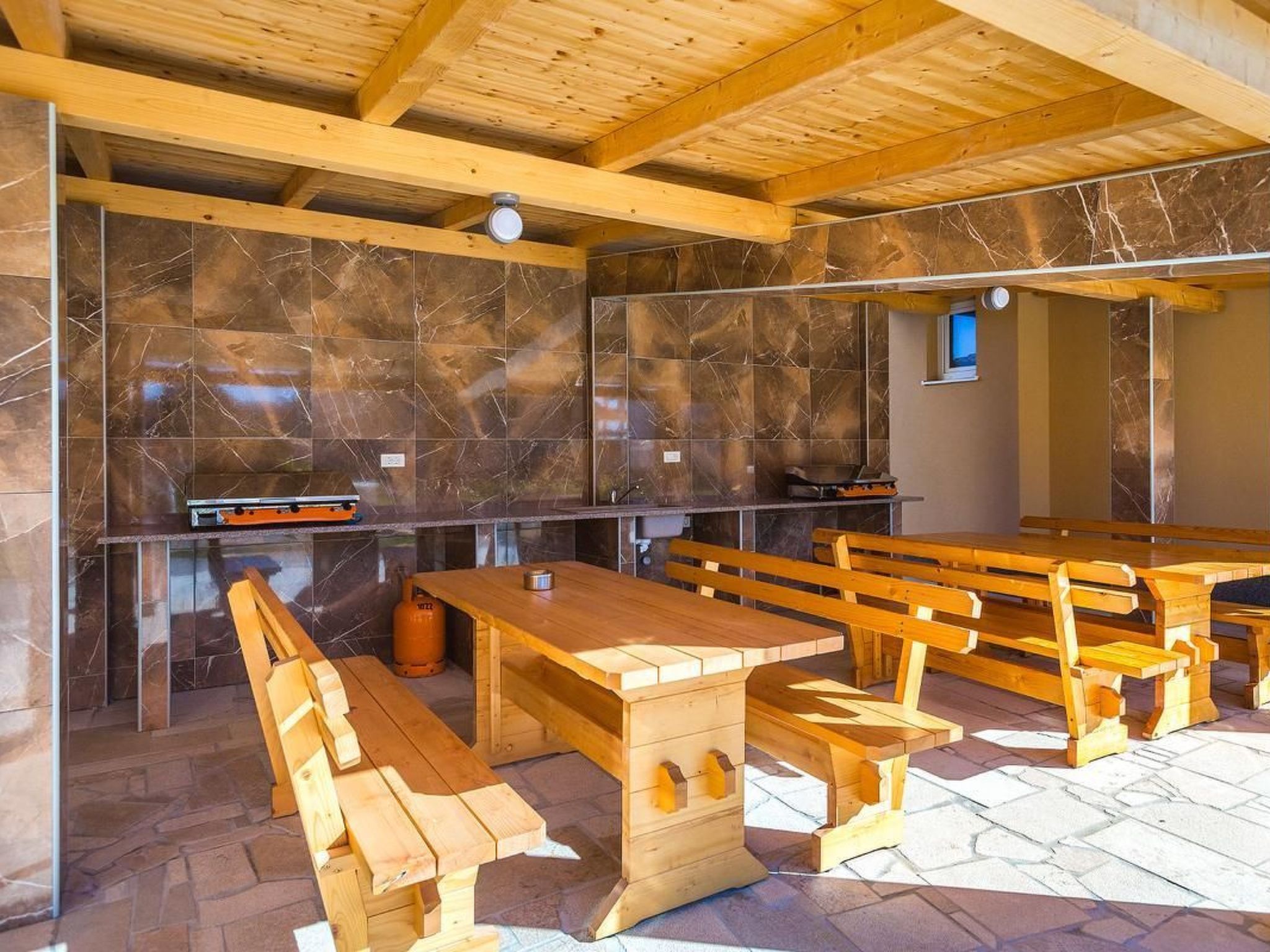 Für 7 Personen ca. 100 m&sup2; in Medulin, Istrien (Medulin und Umgebung)-Drinnen