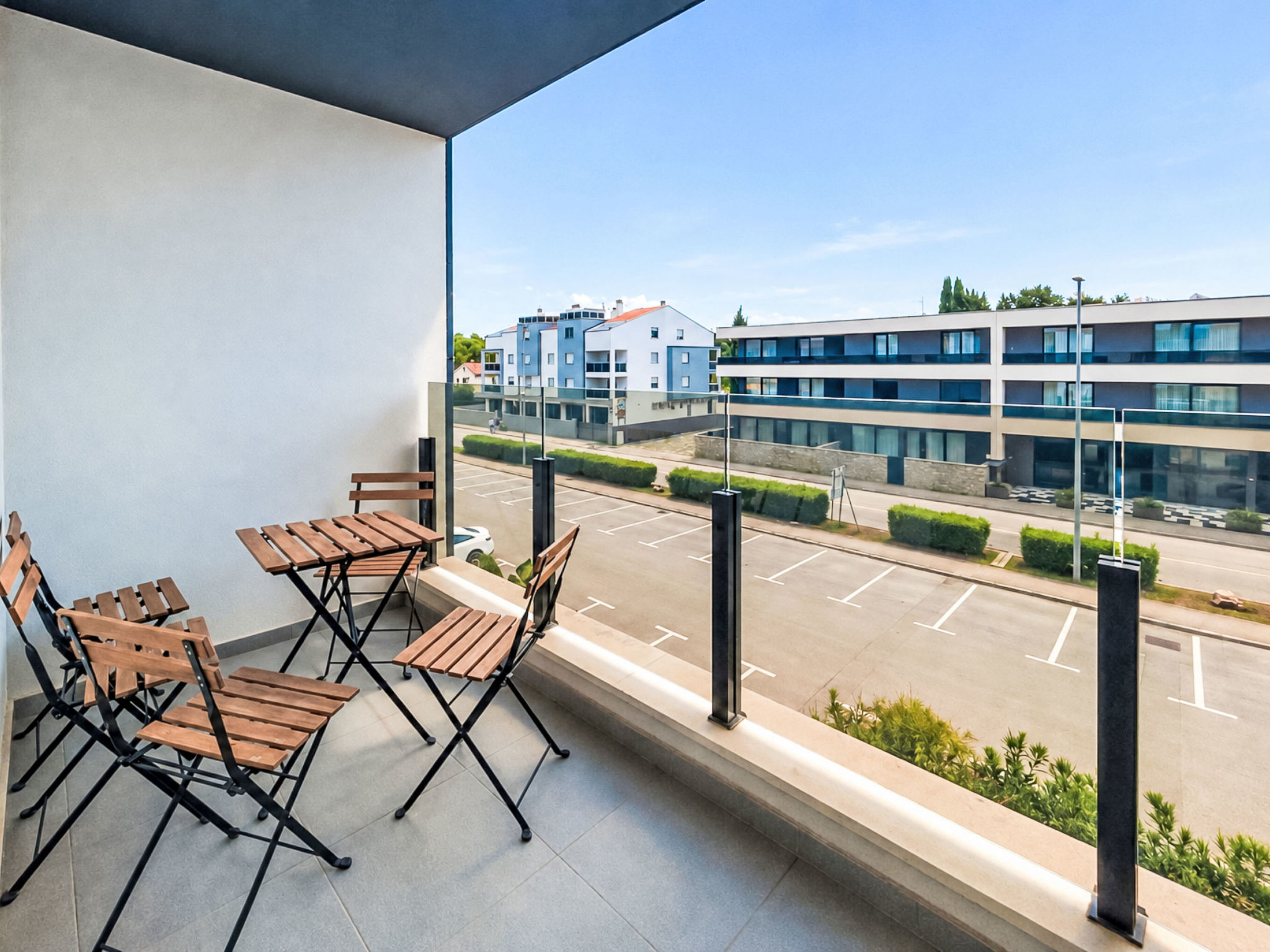Wohnung "Nevia 6" mit Blick auf das Wasser - Buiten