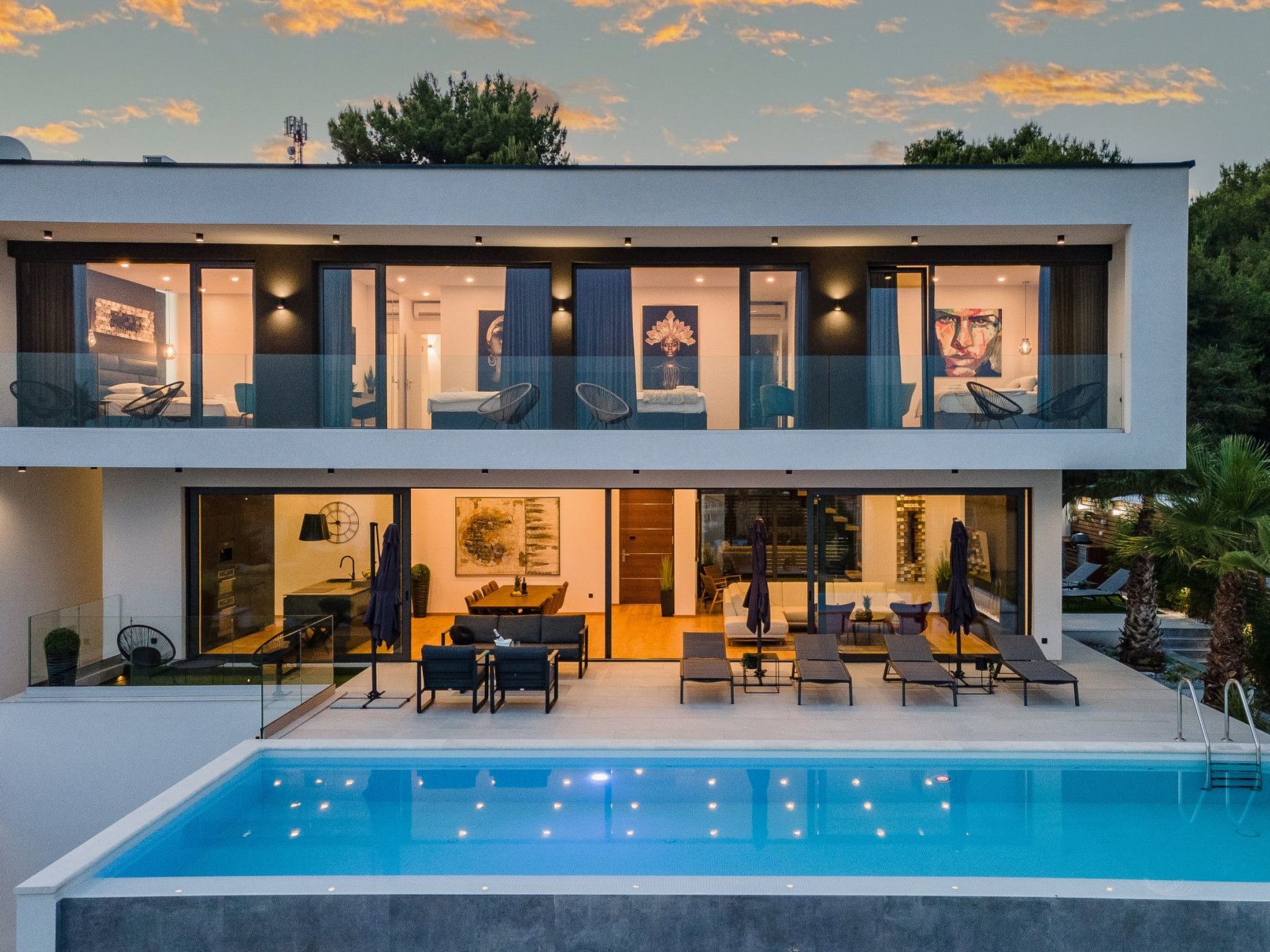 Vakantiehuis met privé zwembad in Medulin (Kroatië) voor 9 personen