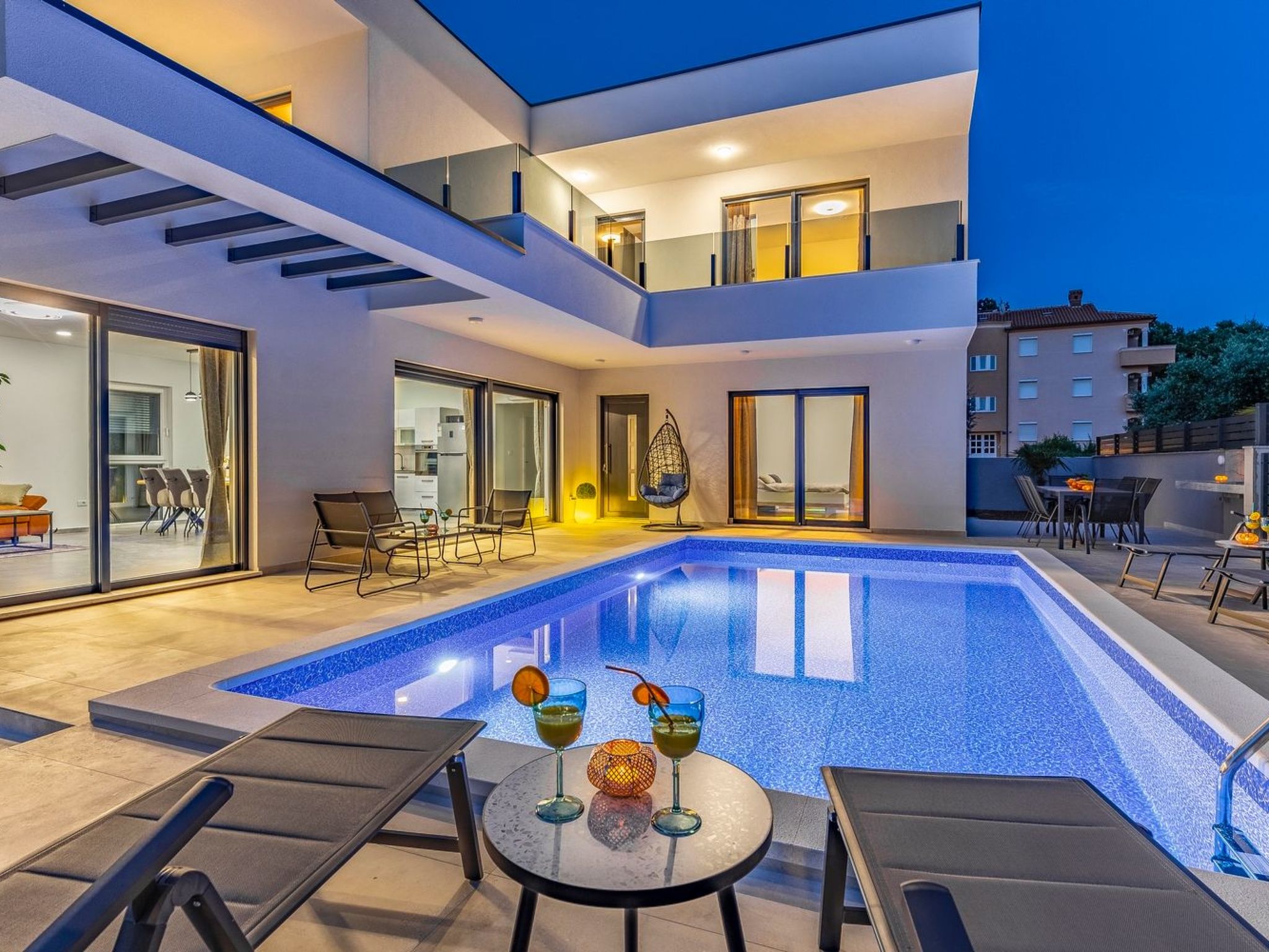 De lux "Villa Bieca", in der Nähe des Sandstrandes-Draußen