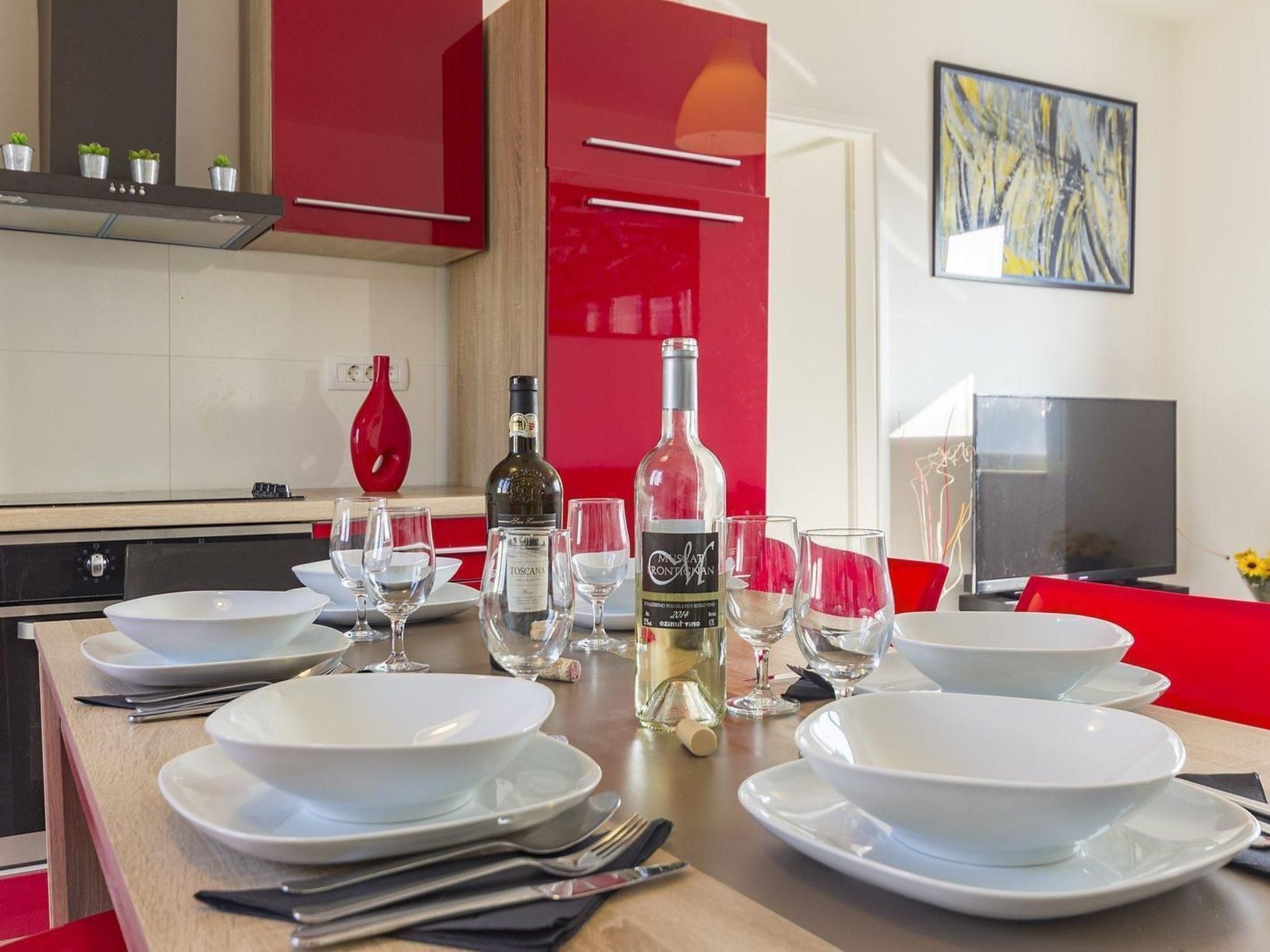 Villa Agneza mit Garten, Pool und Pavillon-Dedans