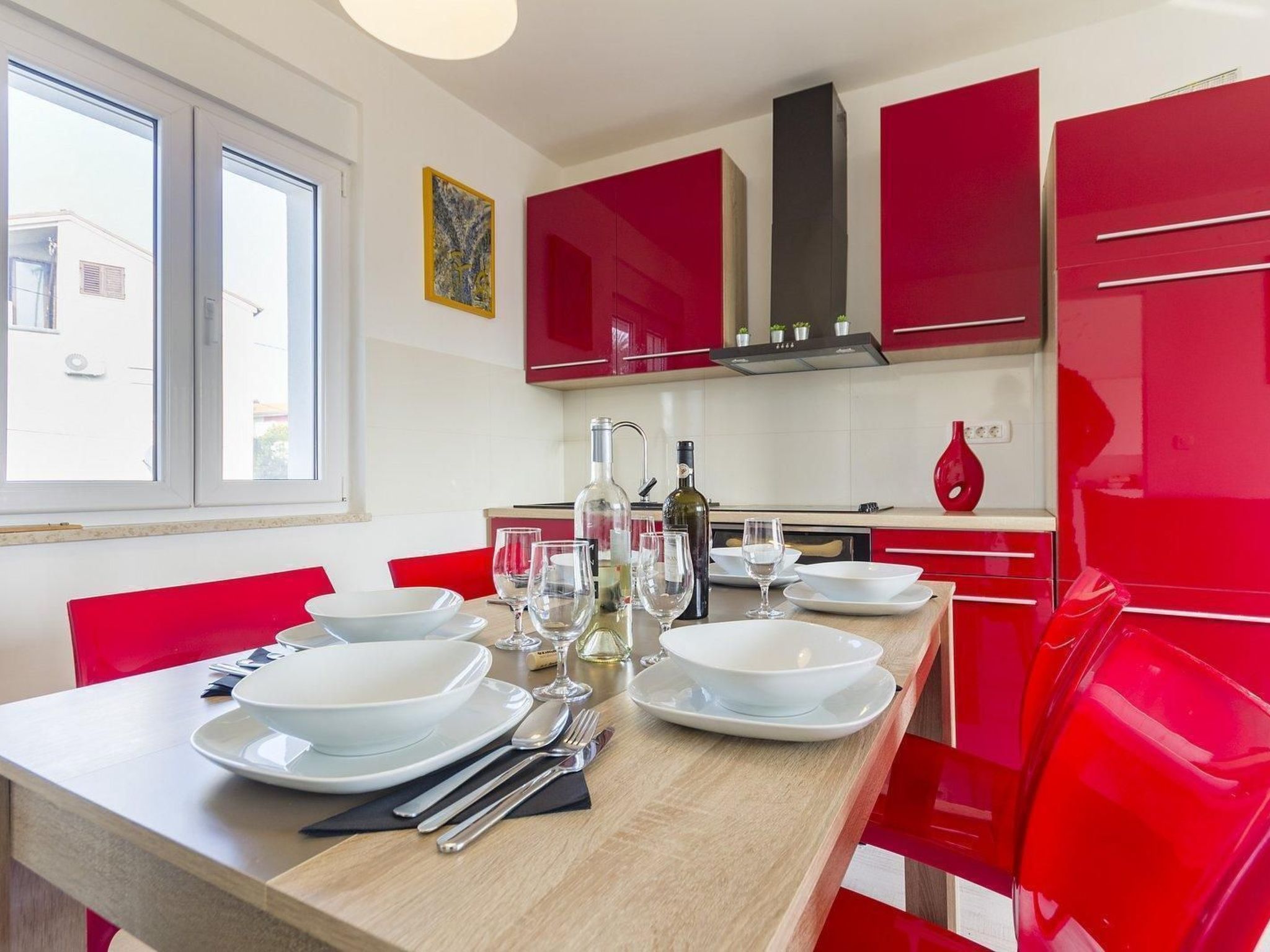 Villa Agneza mit Garten, Pool und Pavillon-Dedans