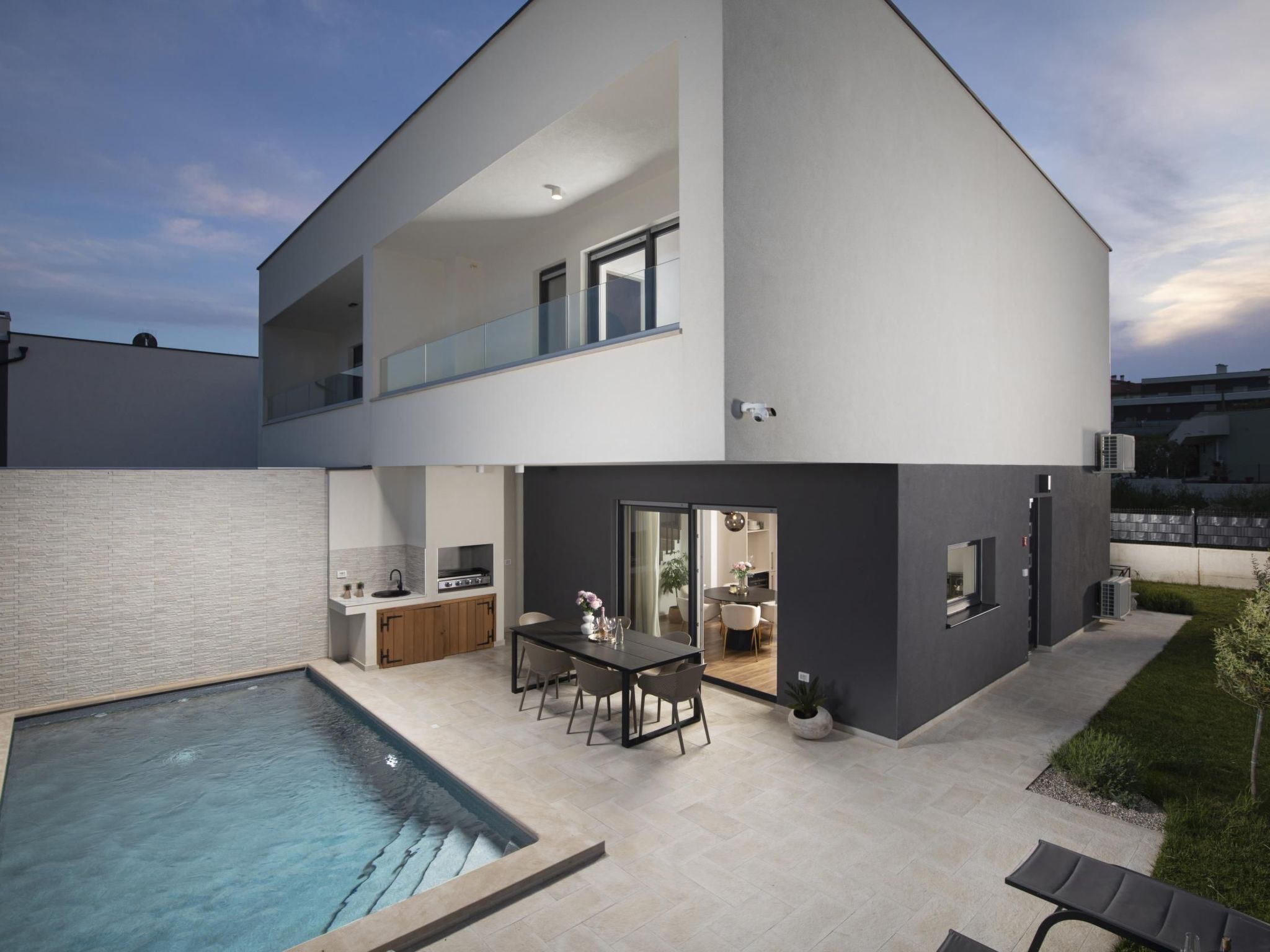 Vakantiehuis met privé zwembad in Medulin (Kroatië) voor 5 personen