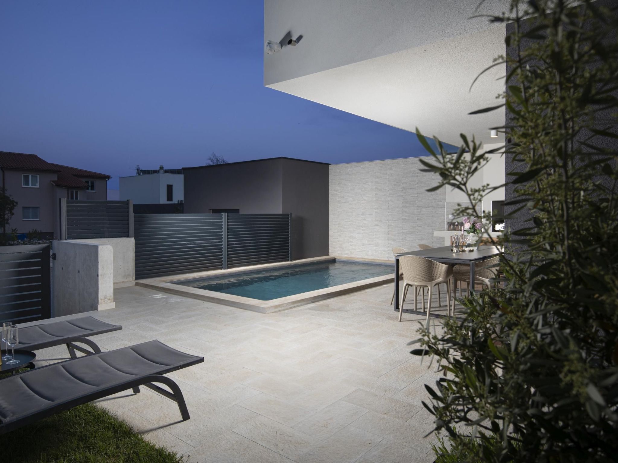 Villa Oasis mit beheiztem Pool, 700 m vom Meer entfernt-Inside