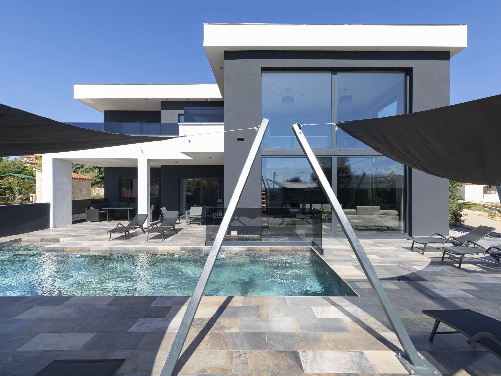 Villa Blick Istrien in der Nähe des Meeres-Binnen