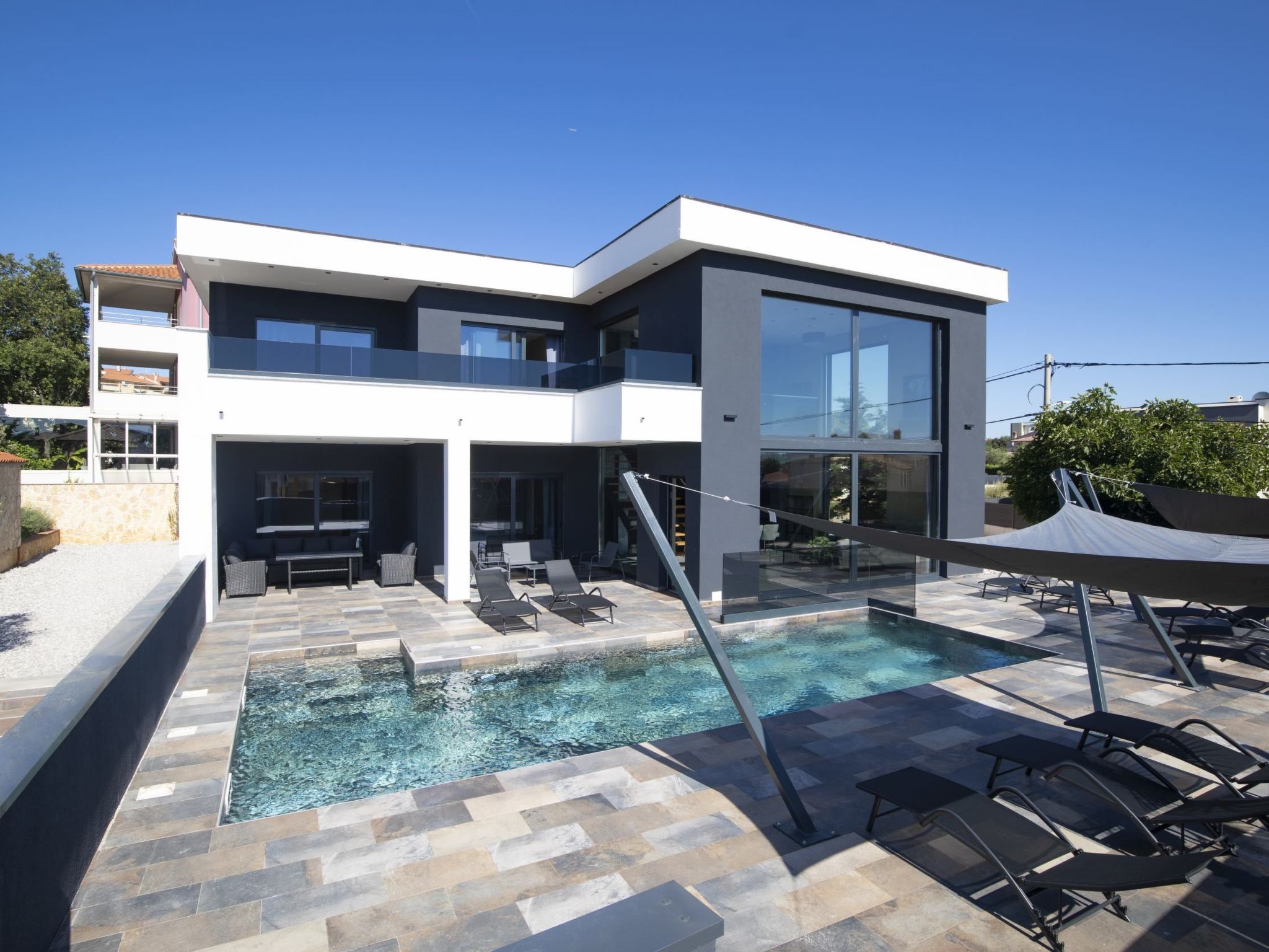 Villa Blick Istrien in der Nähe des Meeres-Binnen