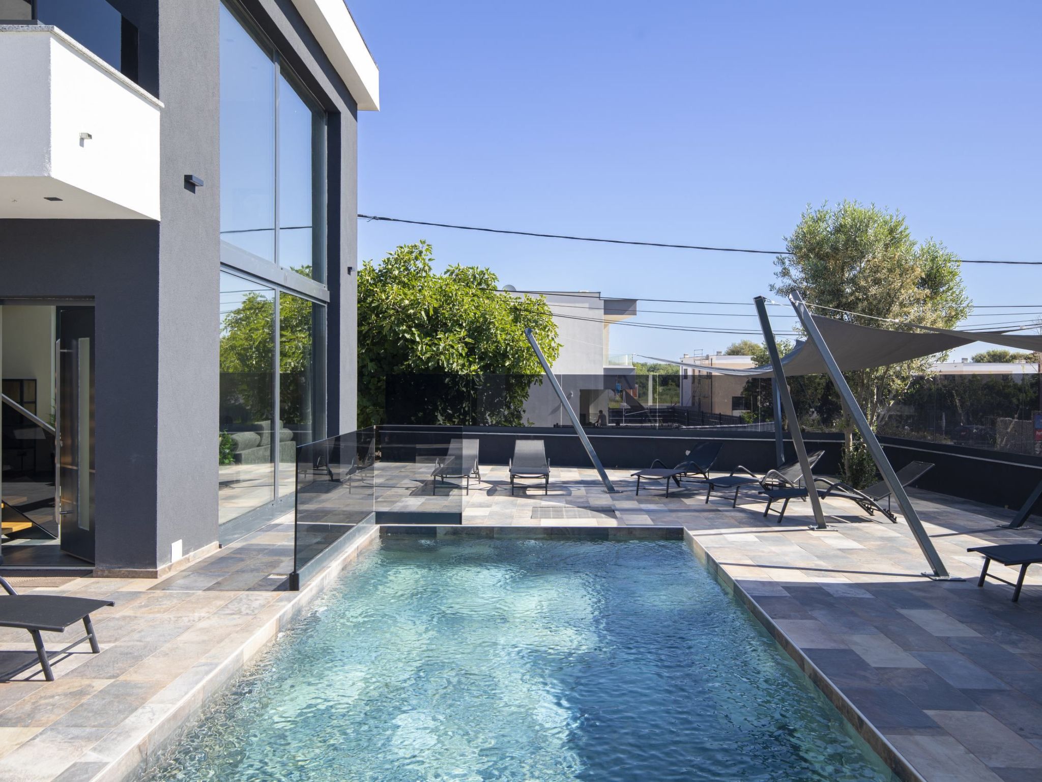 Villa Blick Istrien in der Nähe des Meeres-Binnen