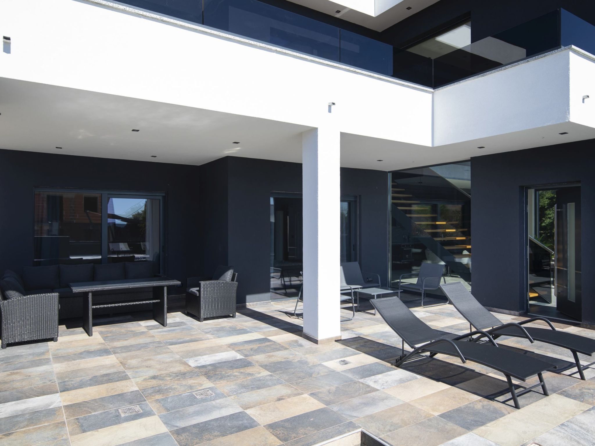 Villa Blick Istrien in der Nähe des Meeres-Binnen