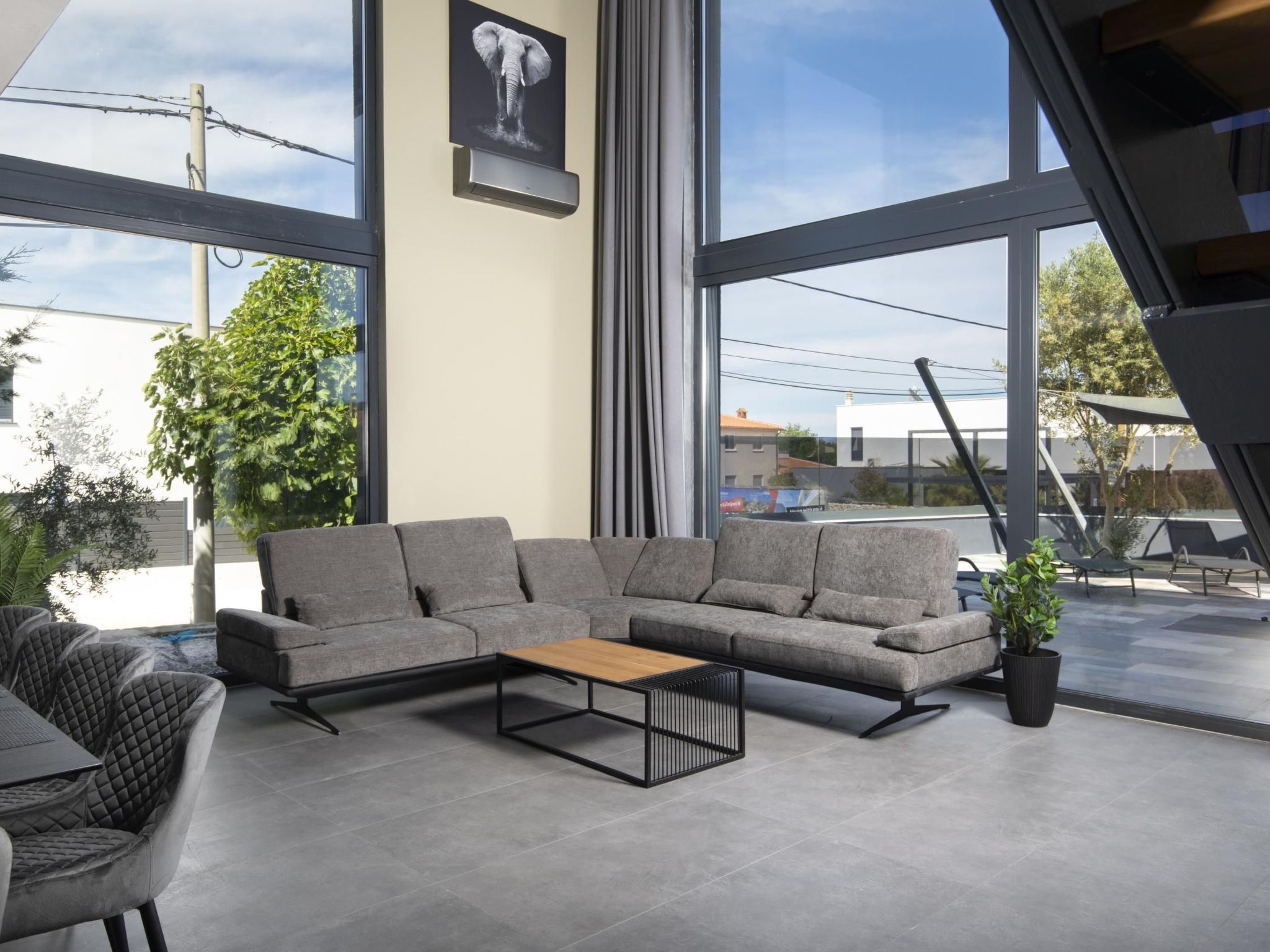 Villa Blick Istrien in der Nähe des Meeres-Binnen