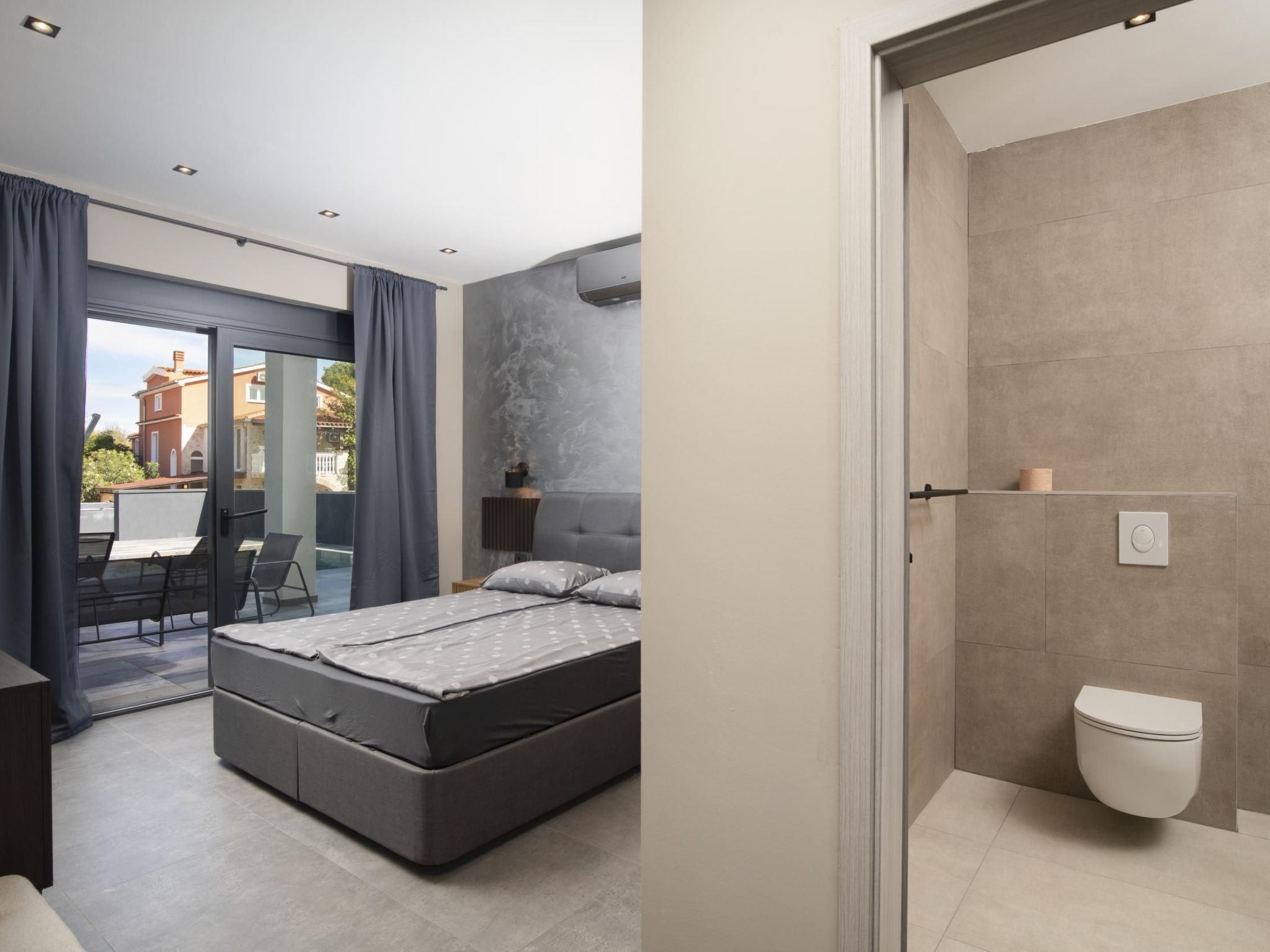 Villa Blick Istrien in der Nähe des Meeres-Binnen