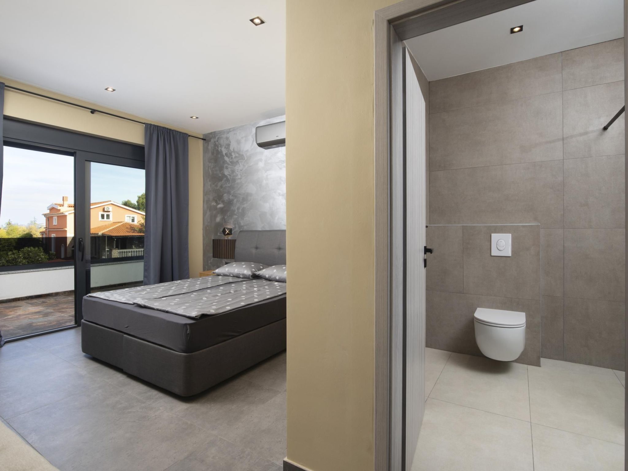 Villa Blick Istrien in der Nähe des Meeres-Binnen