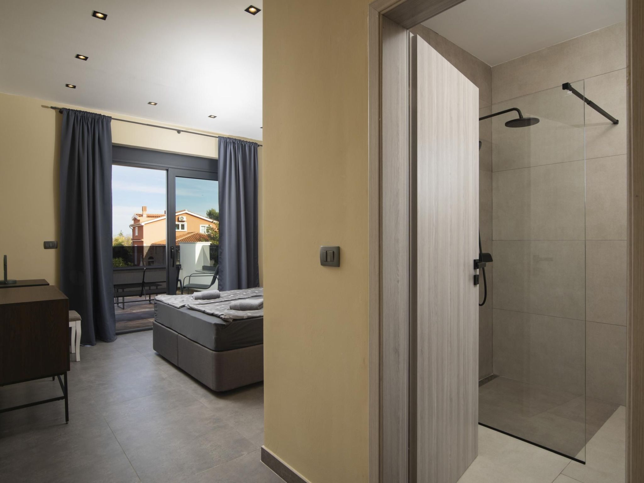 Villa Blick Istrien in der Nähe des Meeres-Binnen