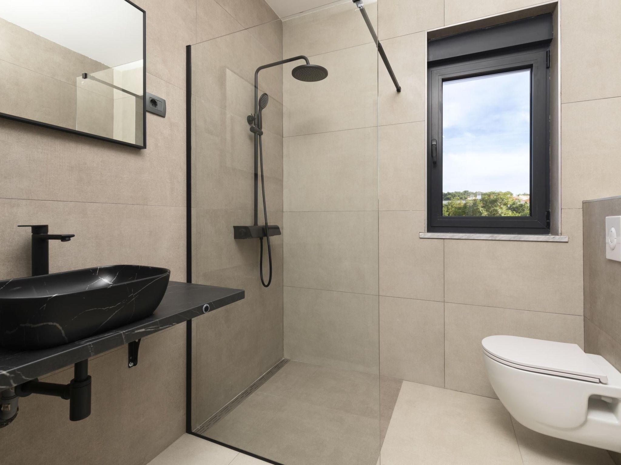 Villa Blick Istrien in der Nähe des Meeres-Binnen