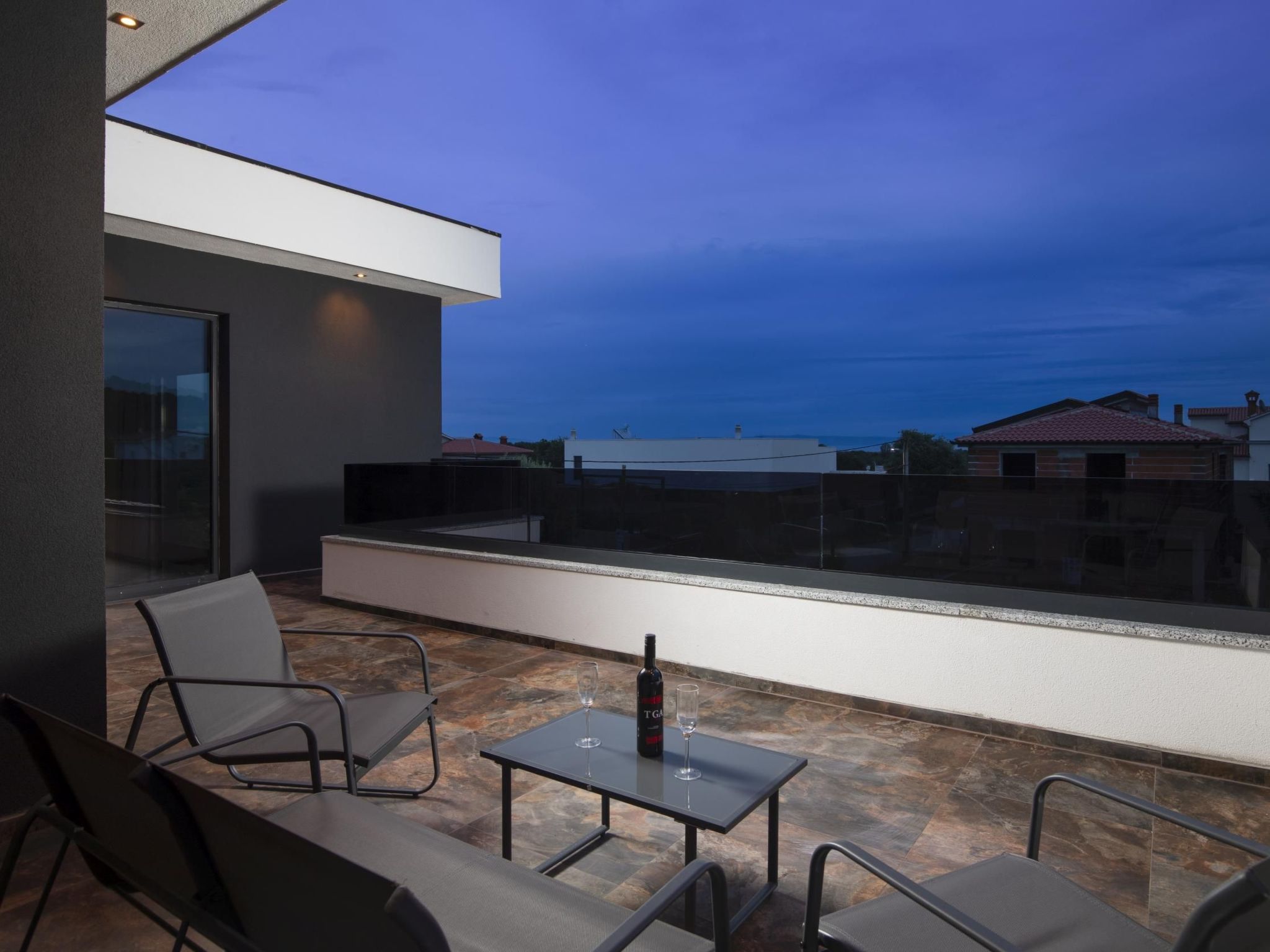 Villa Blick Istrien in der Nähe des Meeres-Binnen