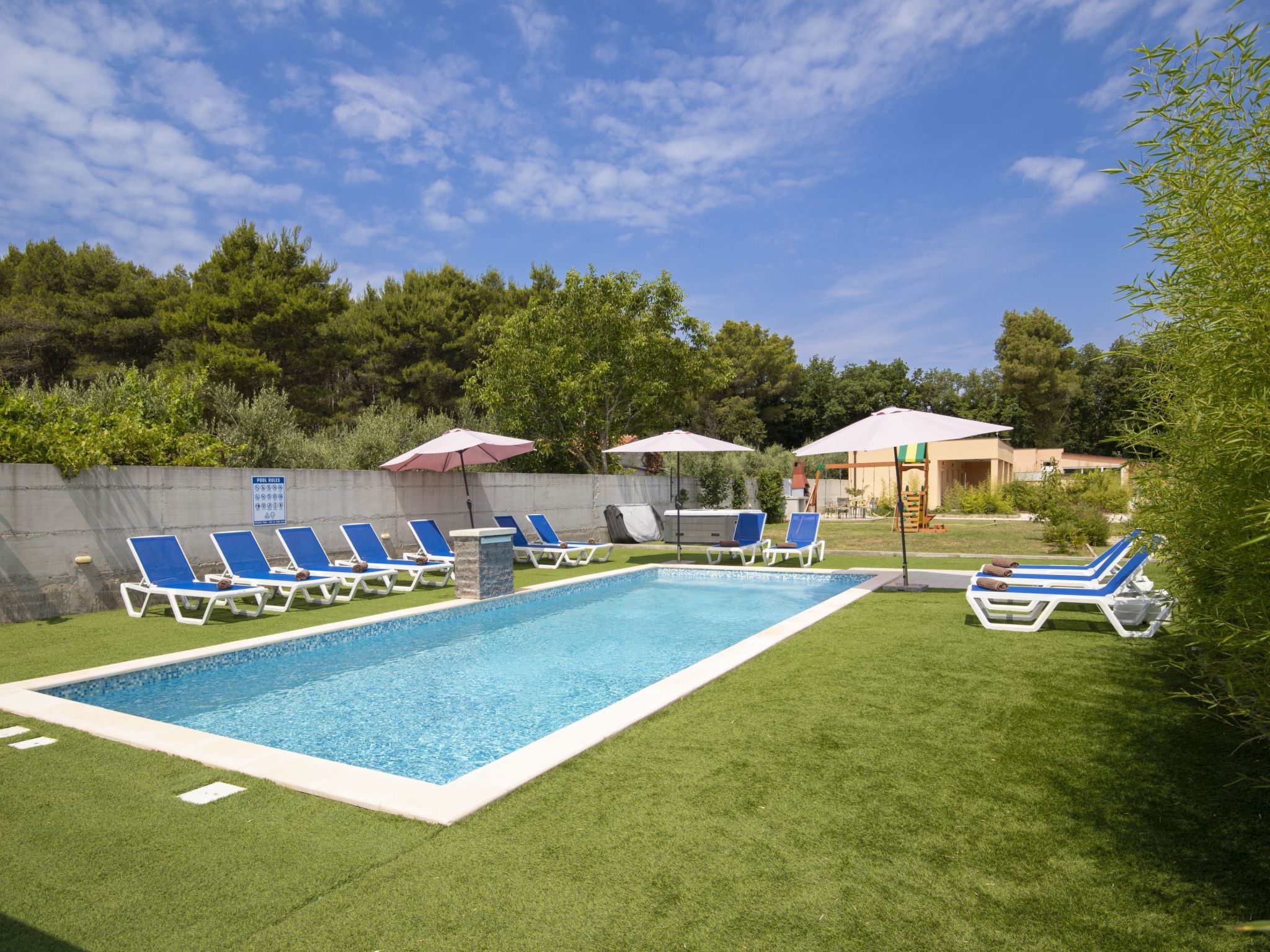 Feriensiedlung Stancija Matošić-Drinnen