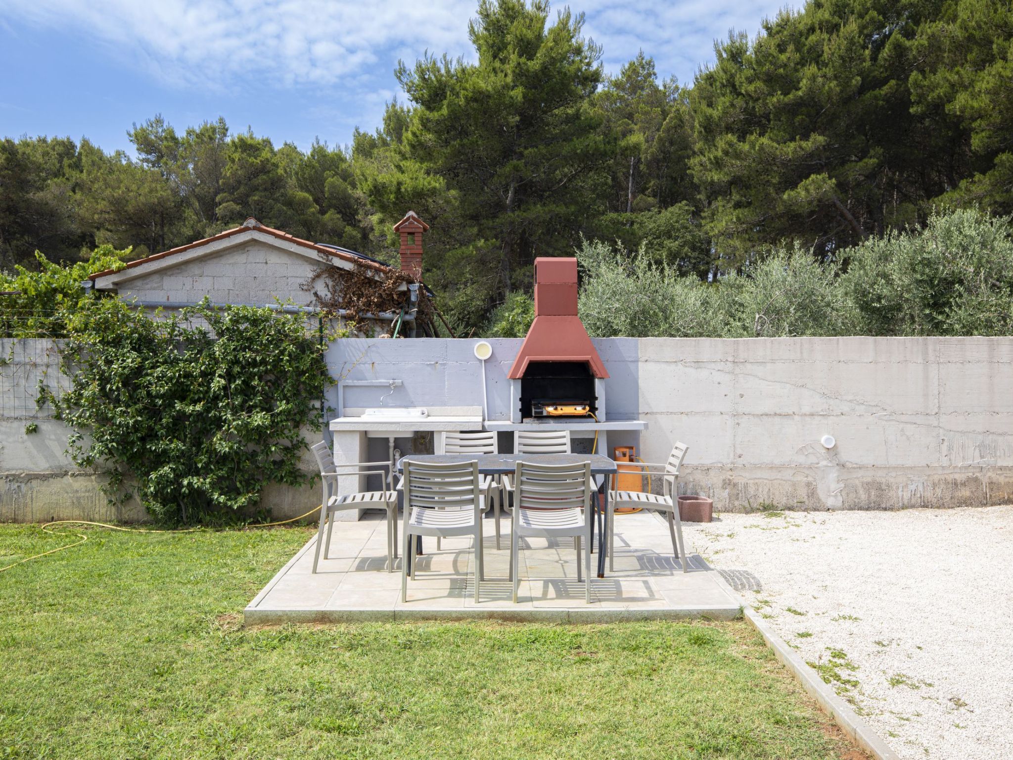 Feriensiedlung Stancija Matošić-Drinnen