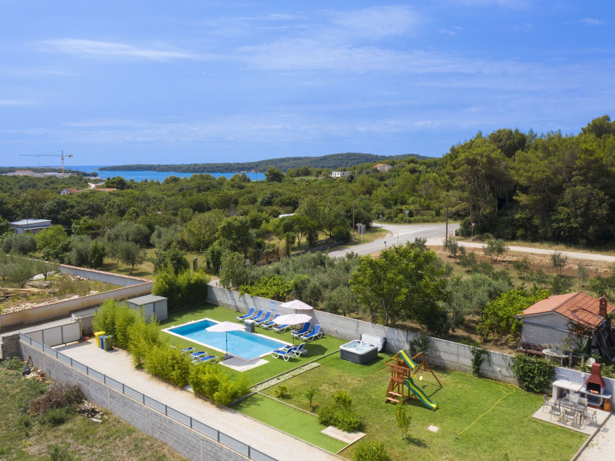 Feriensiedlung Stancija Matošić-Drinnen