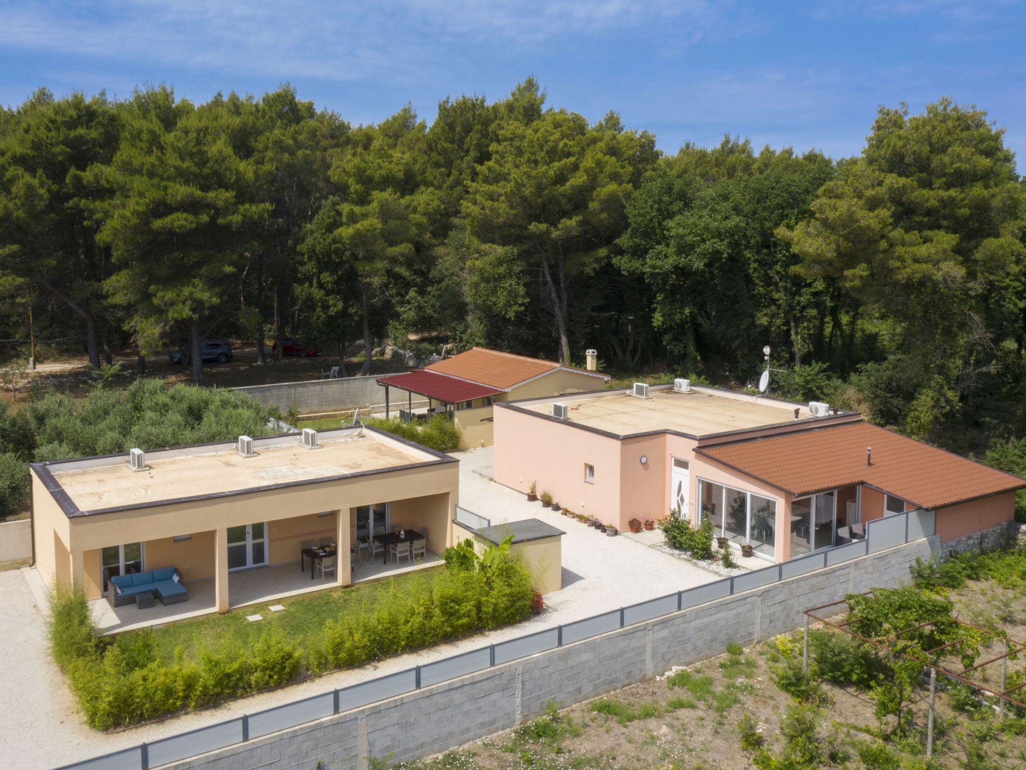 Feriensiedlung Stancija Matošić-Drinnen