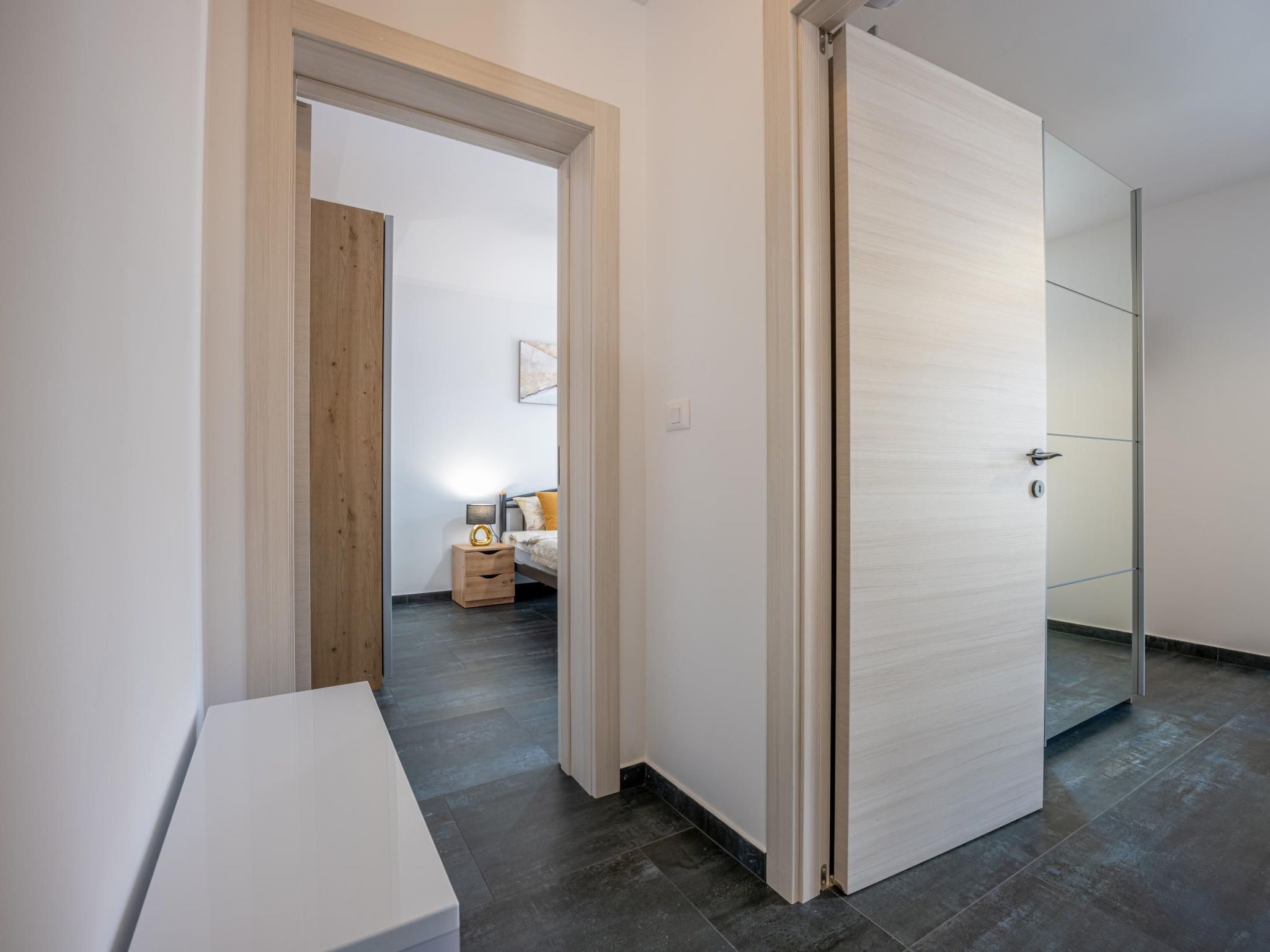 Apartment Rose mit privatem Pool-Drinnen