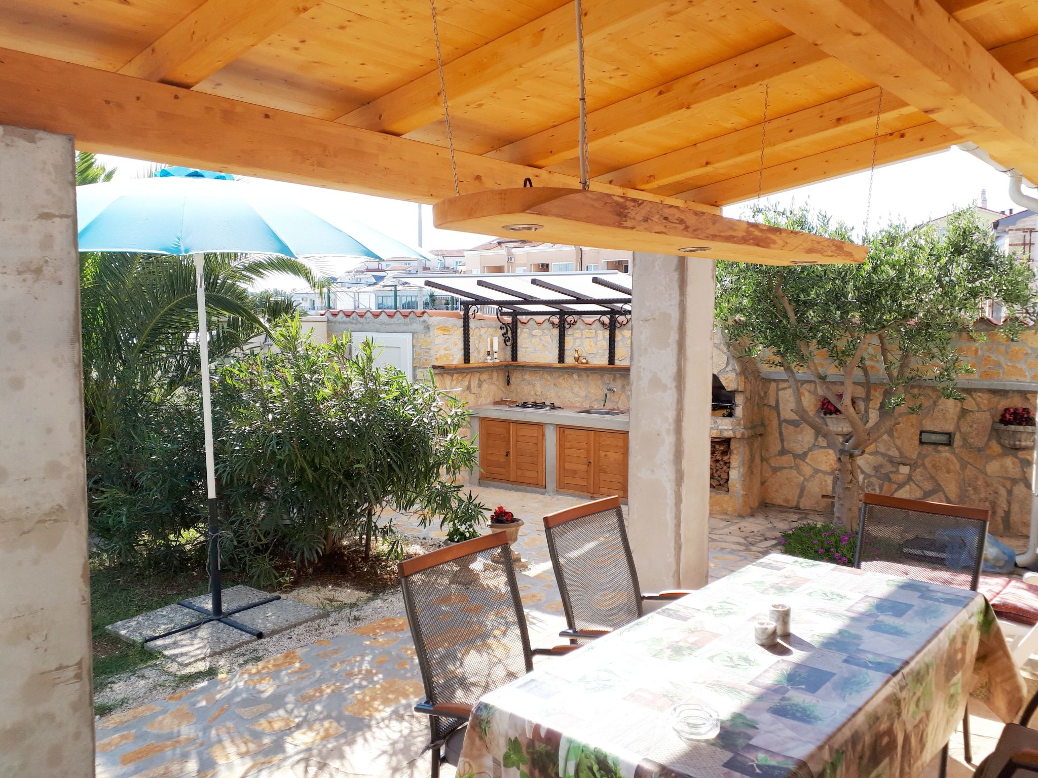 Direkt am Meer liegendes Apartment mit Garten-Binnen