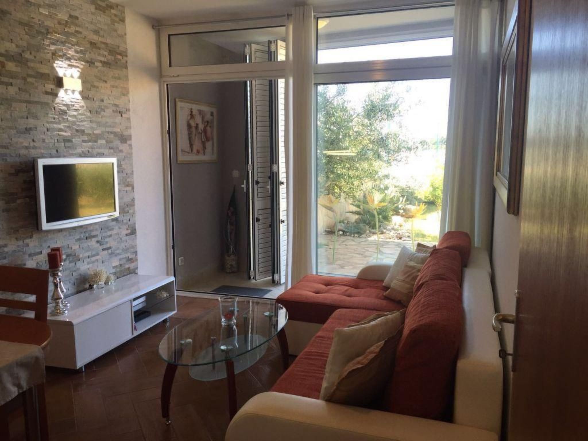 Direkt am Meer liegendes Apartment mit Garten-Binnen