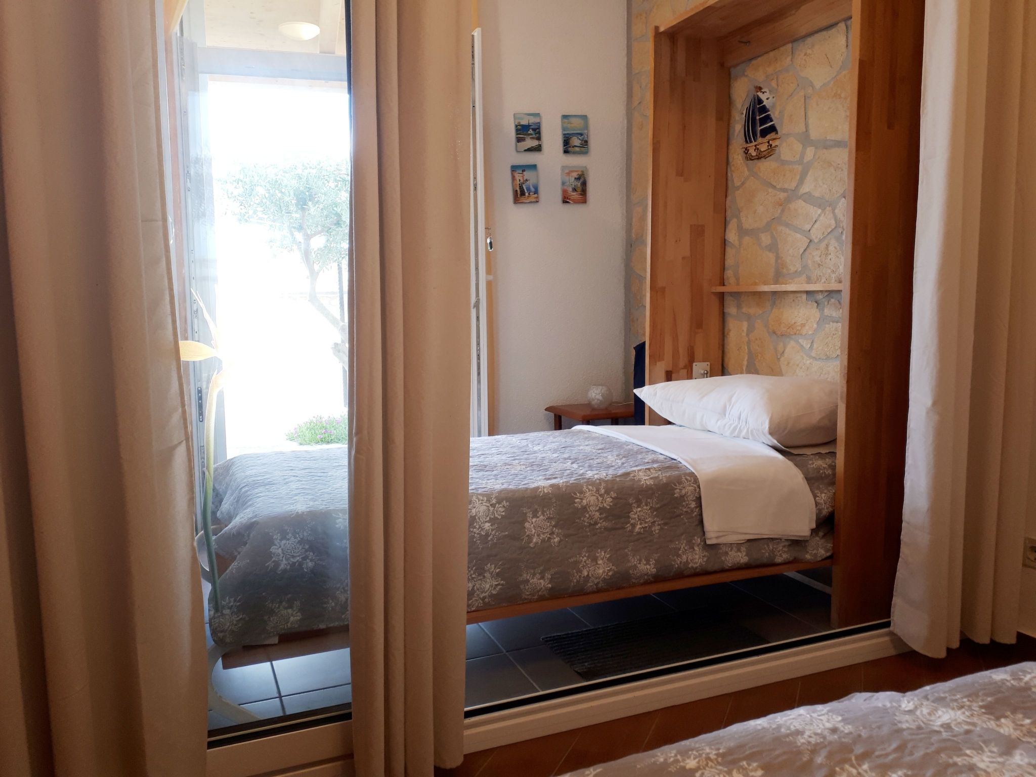 Direkt am Meer liegendes Apartment mit Garten-Binnen