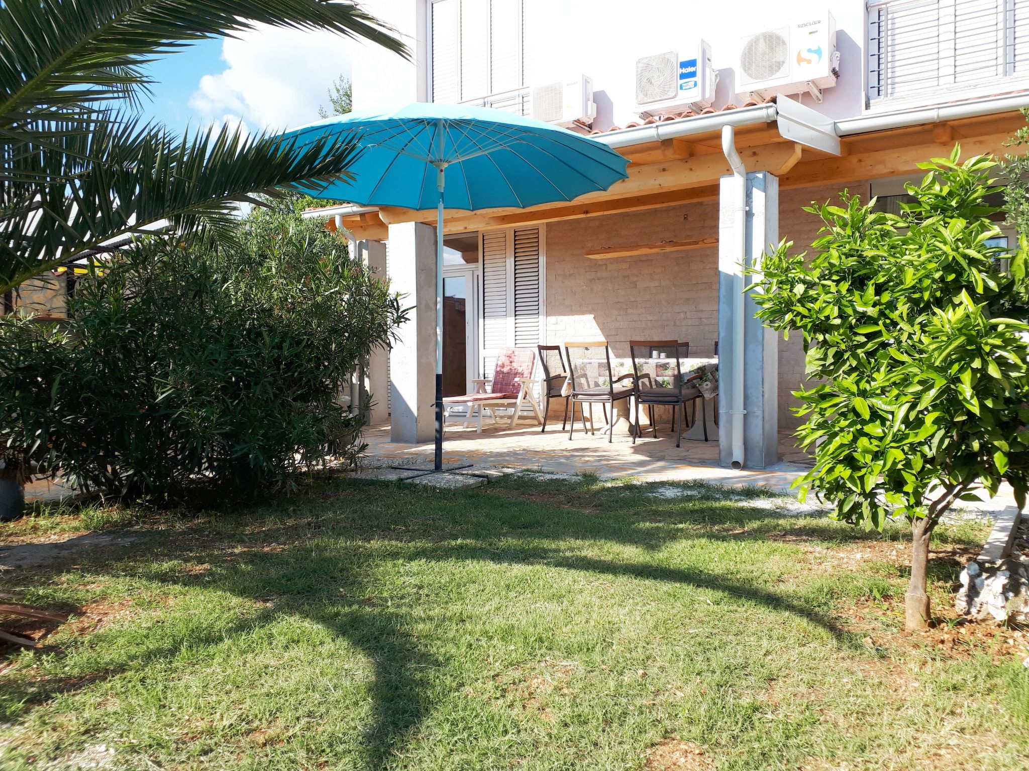 Direkt am Meer liegendes Apartment mit Garten-Binnen