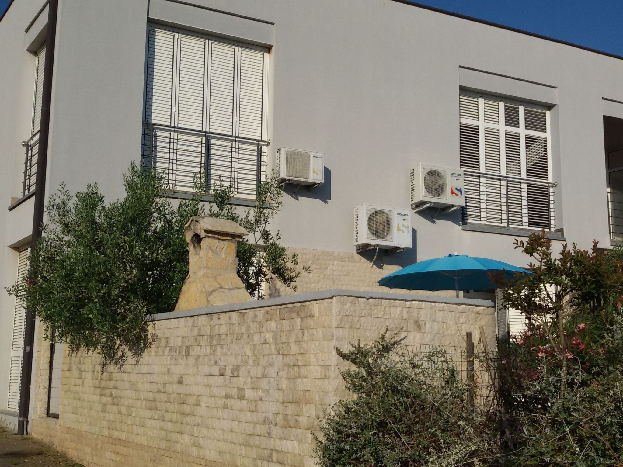 Direkt am Meer liegendes Apartment mit Garten-Binnen