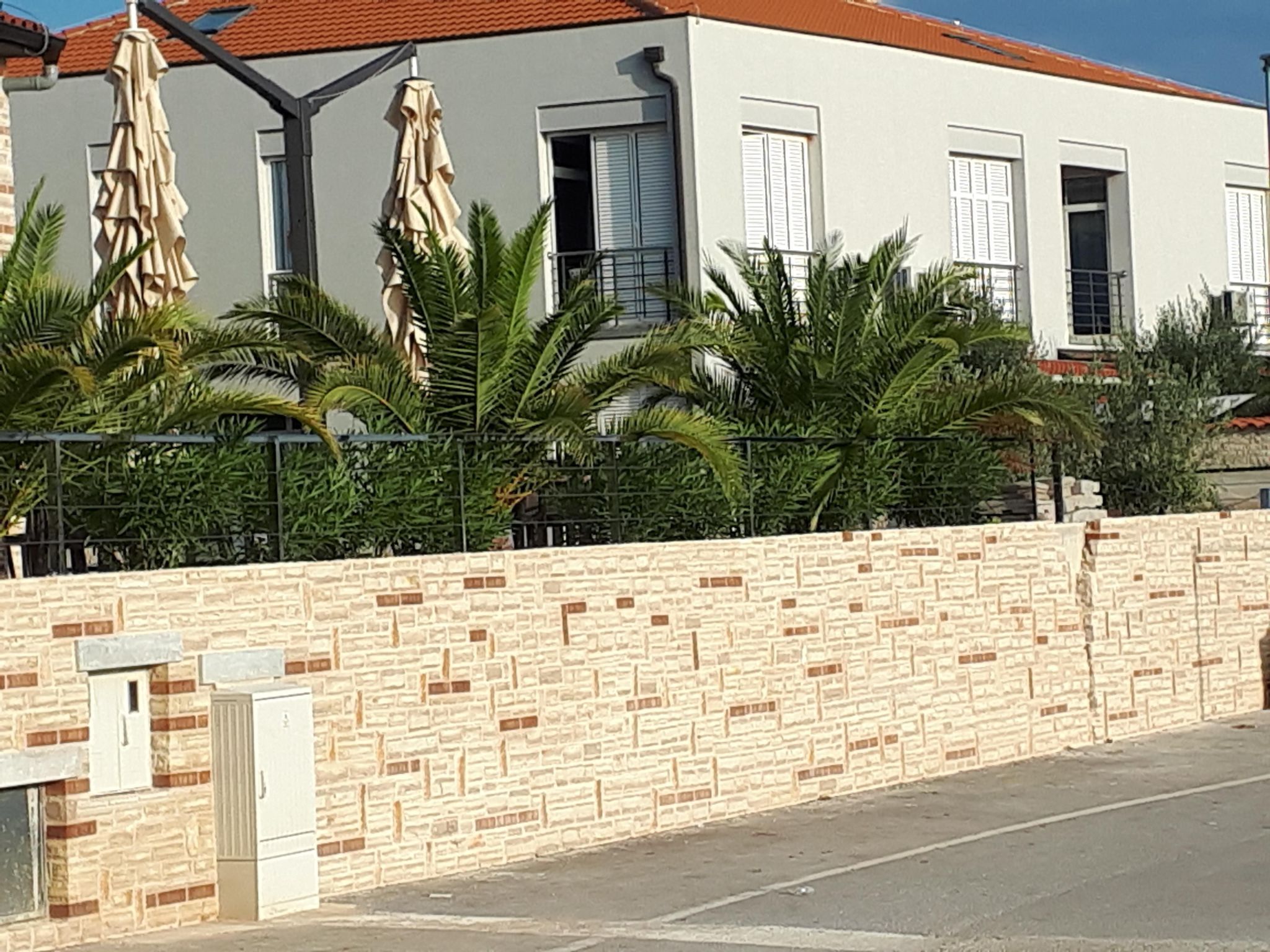 Direkt am Meer liegendes Apartment mit Garten-Binnen