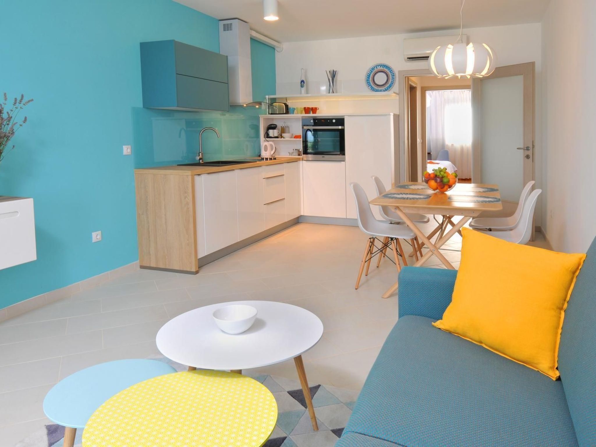 Appartement "Kat mali" mit Blick auf das Wasser-Binnen