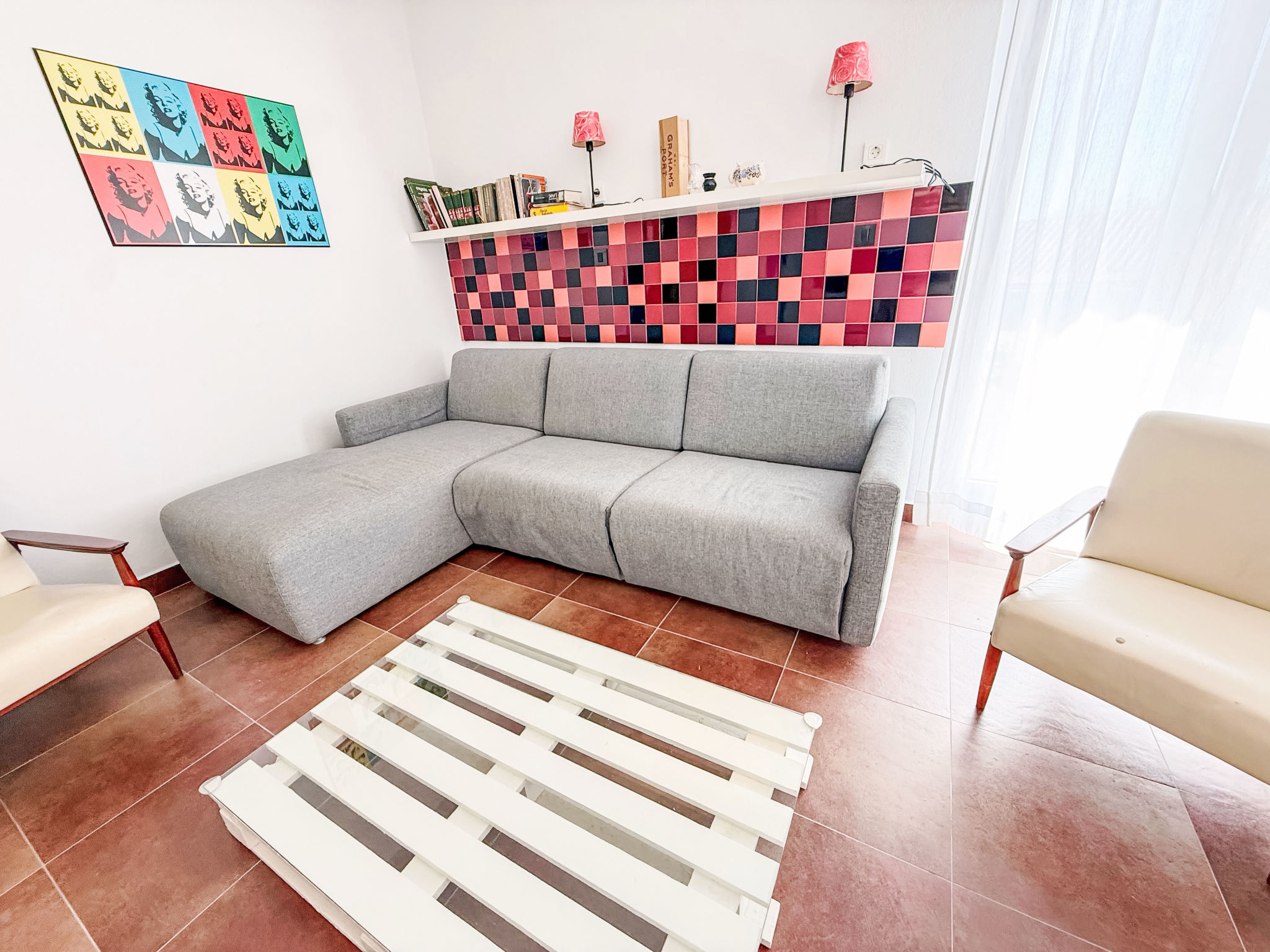 LacoDeLama mini resort - Wohnung Marta mit Pool - Drinnen