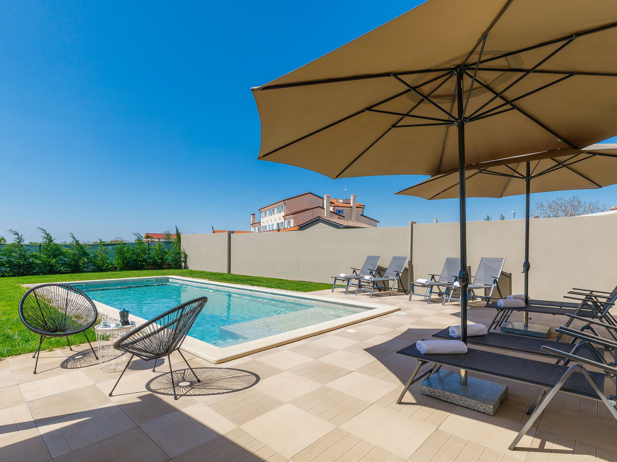 Vakantiehuis met privé zwembad in Medulin/Sisan (Kroatië) voor 10 personen