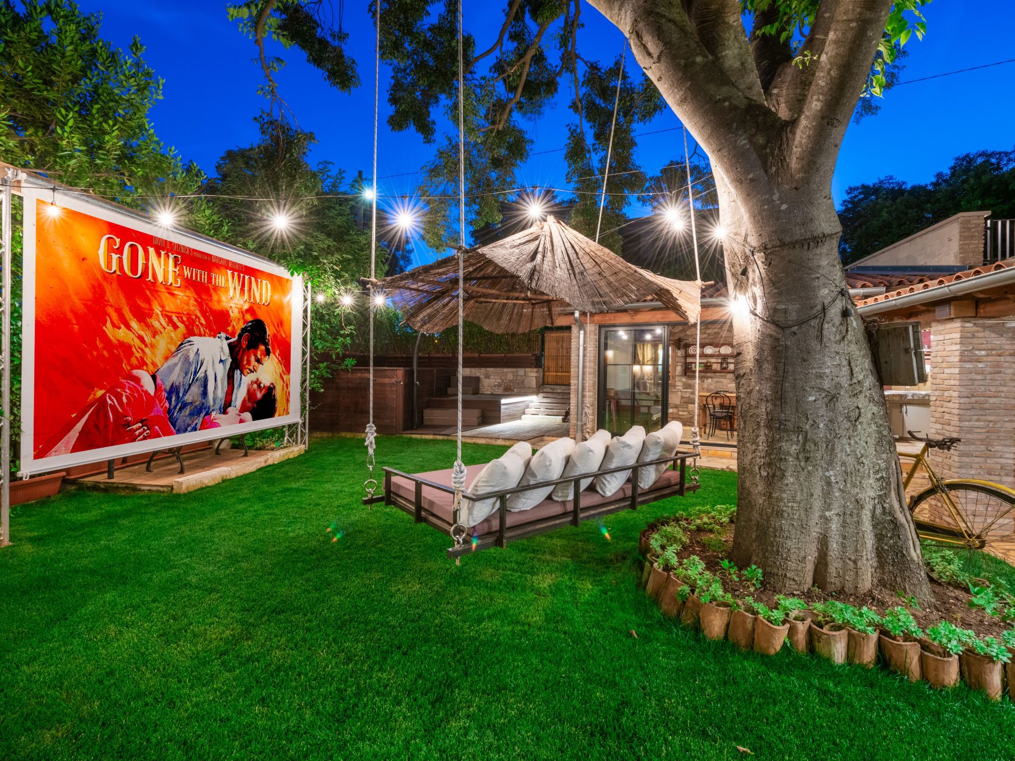 Rustic cozy house Pupy mit private pool und kino-Binnen