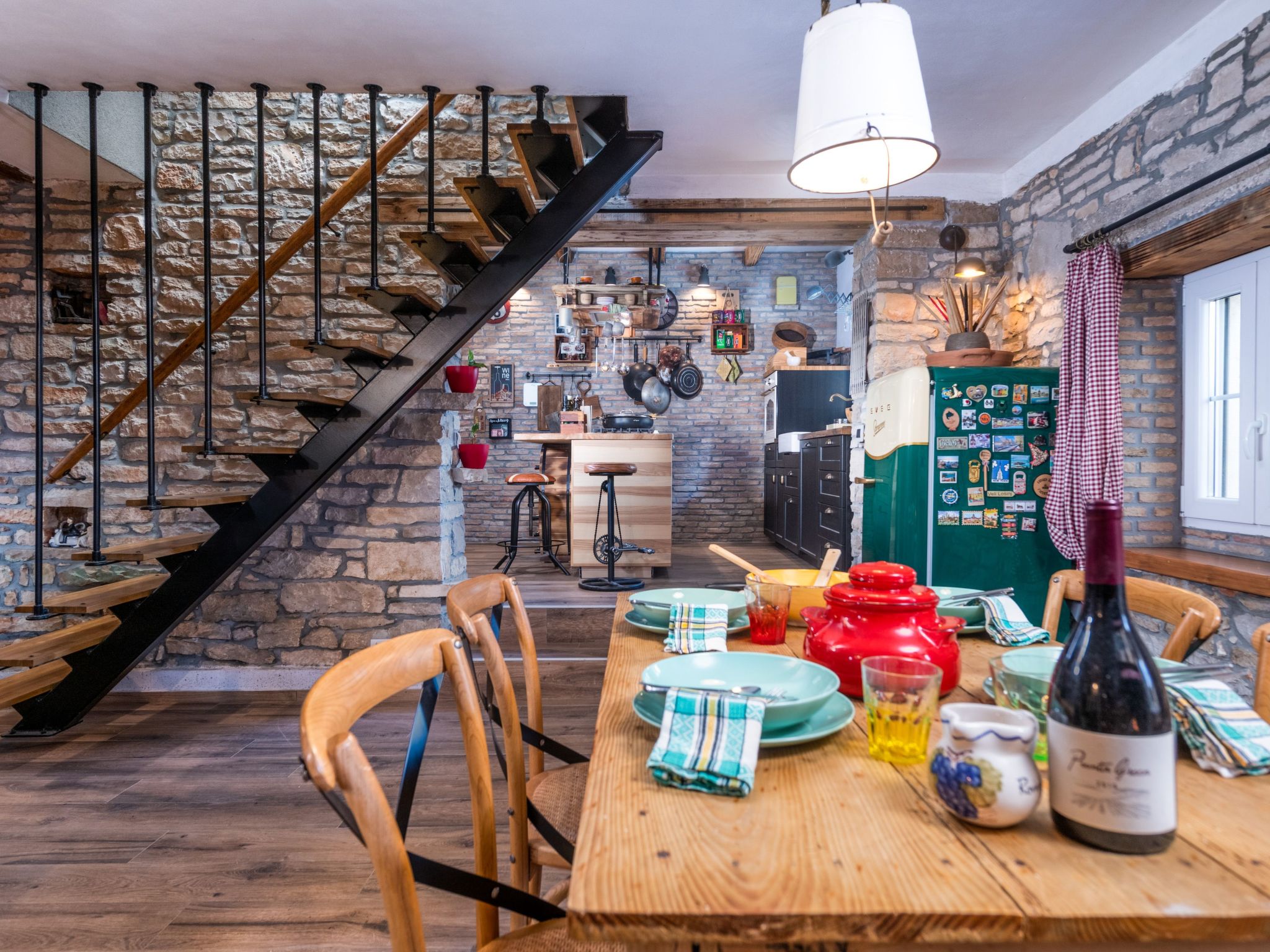 Rustic cozy house Pupy mit private pool und kino-Binnen