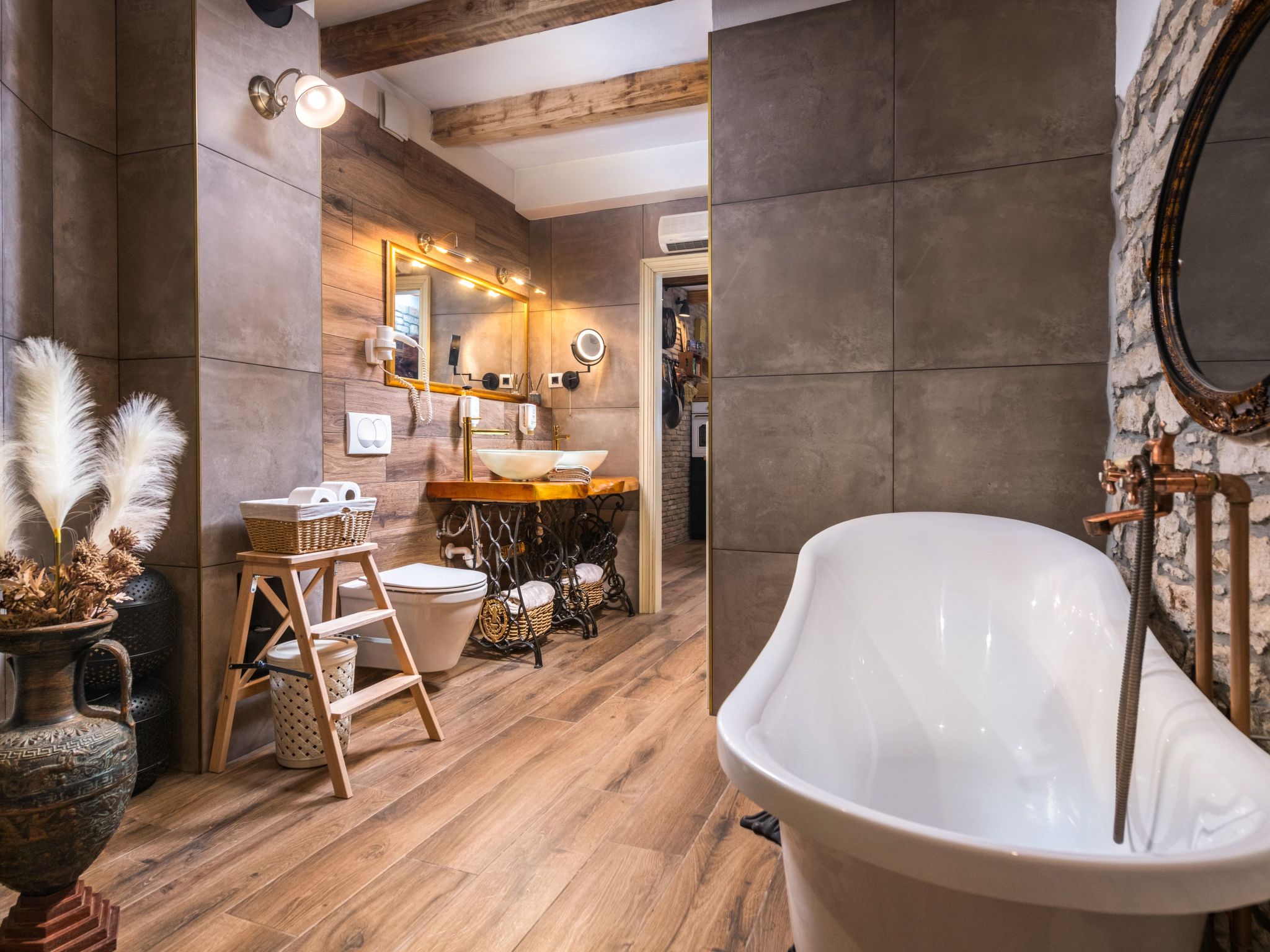 Rustic cozy house Pupy mit private pool und kino-Binnen