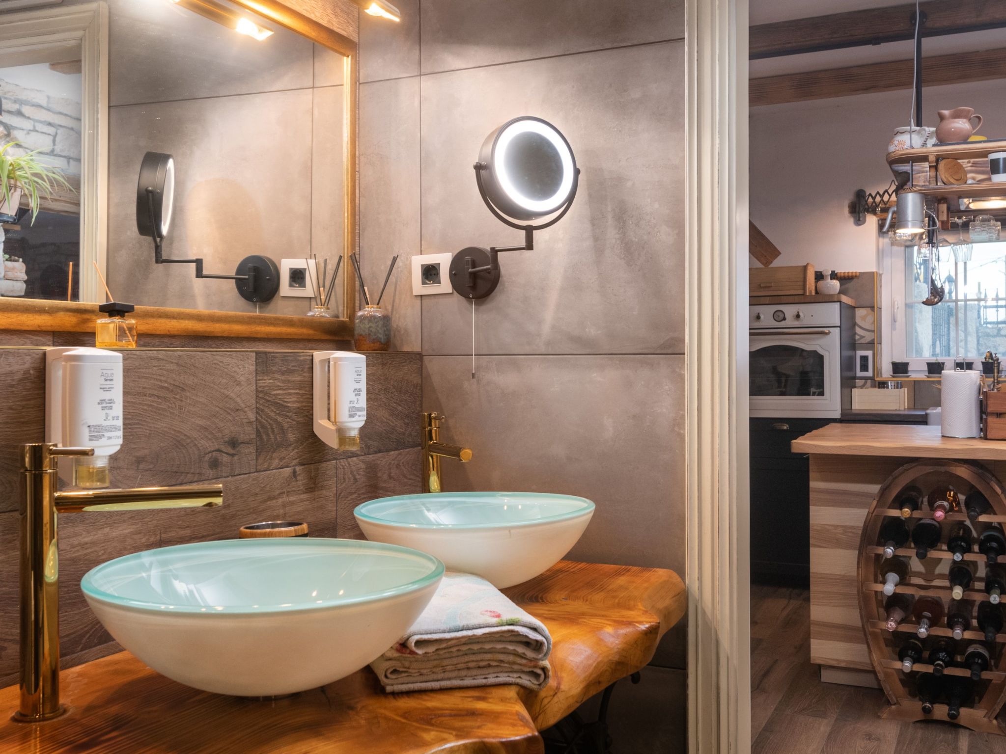 Rustic cozy house Pupy mit private pool und kino-Binnen