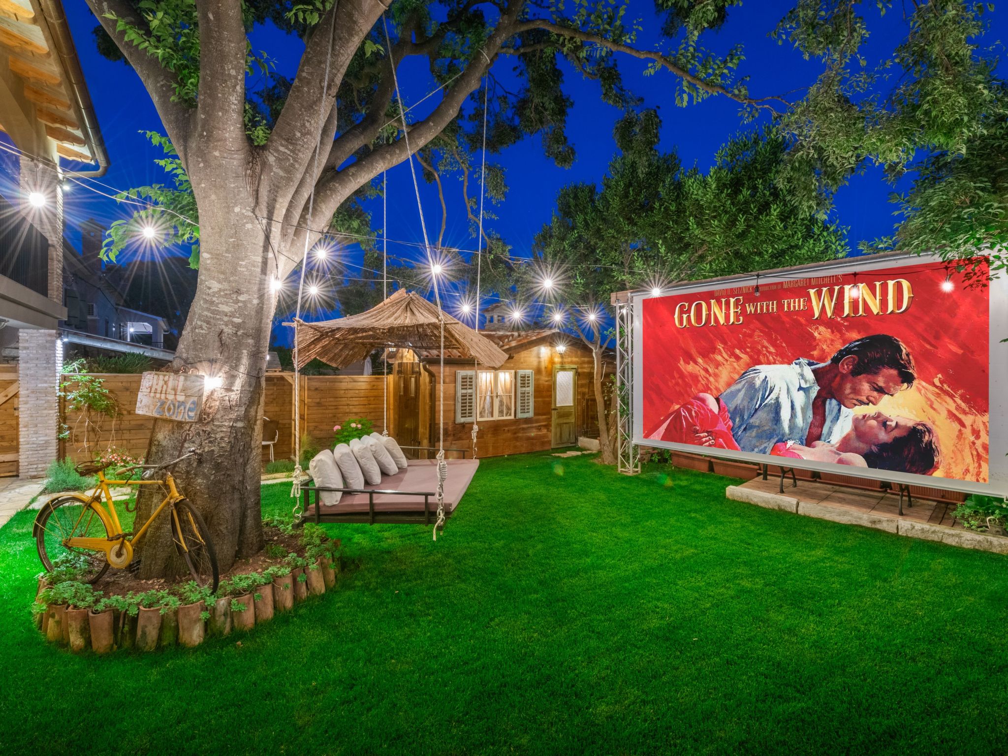 Rustic cozy house Pupy mit private pool und kino-Binnen