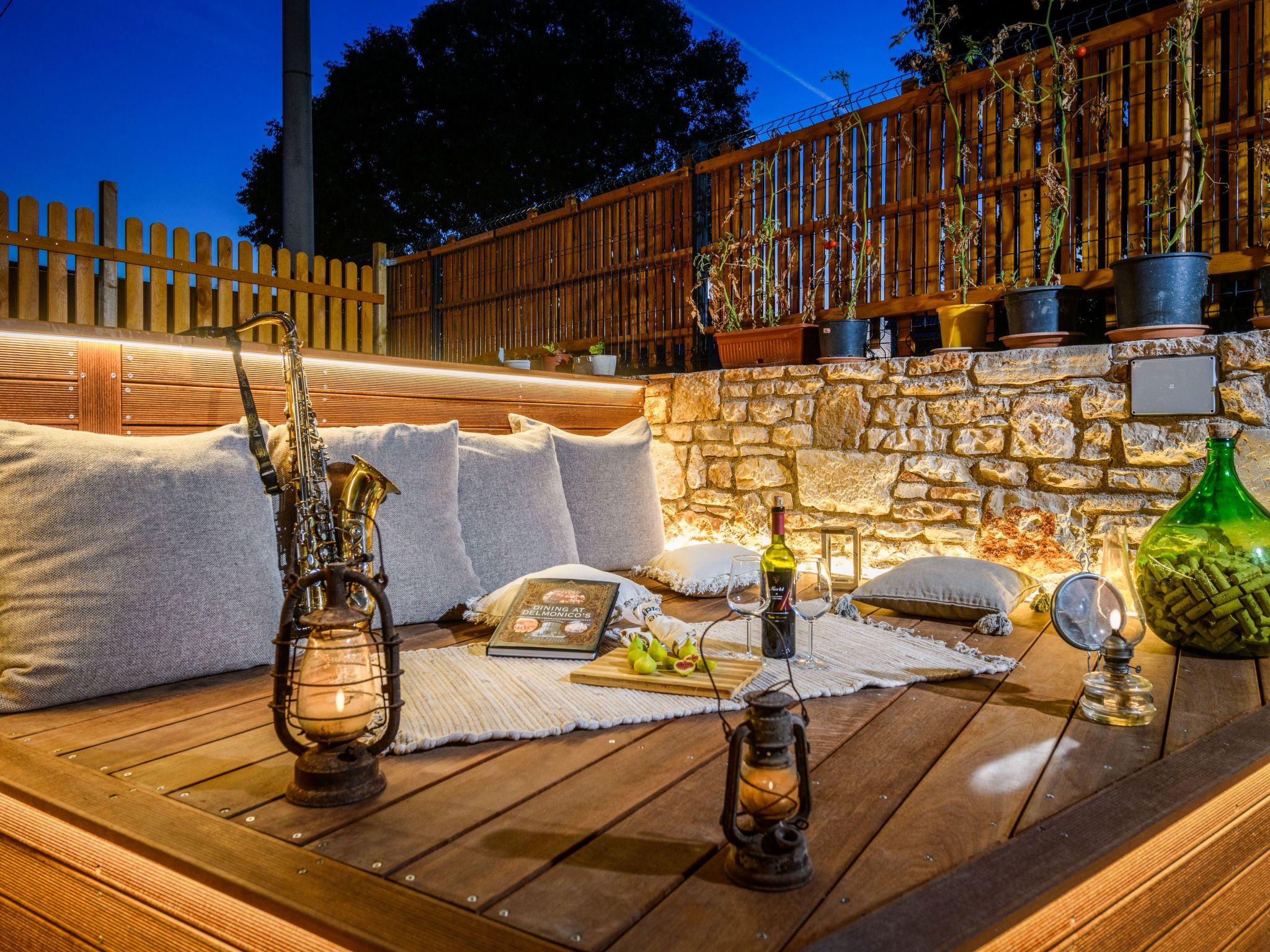 Rustic cozy house Pupy mit private pool und kino-Binnen