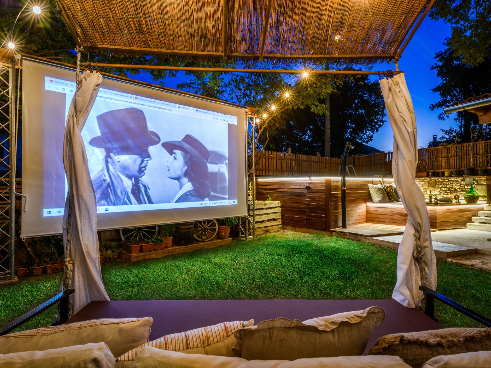 Rustic cozy house Pupy mit private pool und kino-Binnen