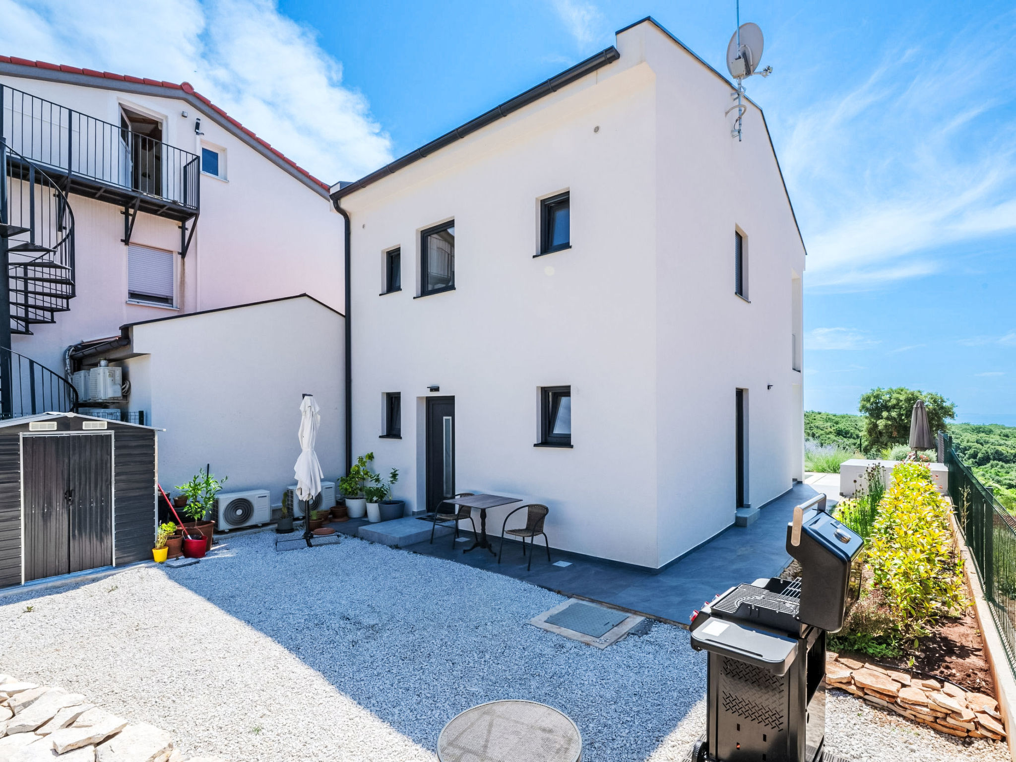 Villa Artec mit Meerblick - Draußen