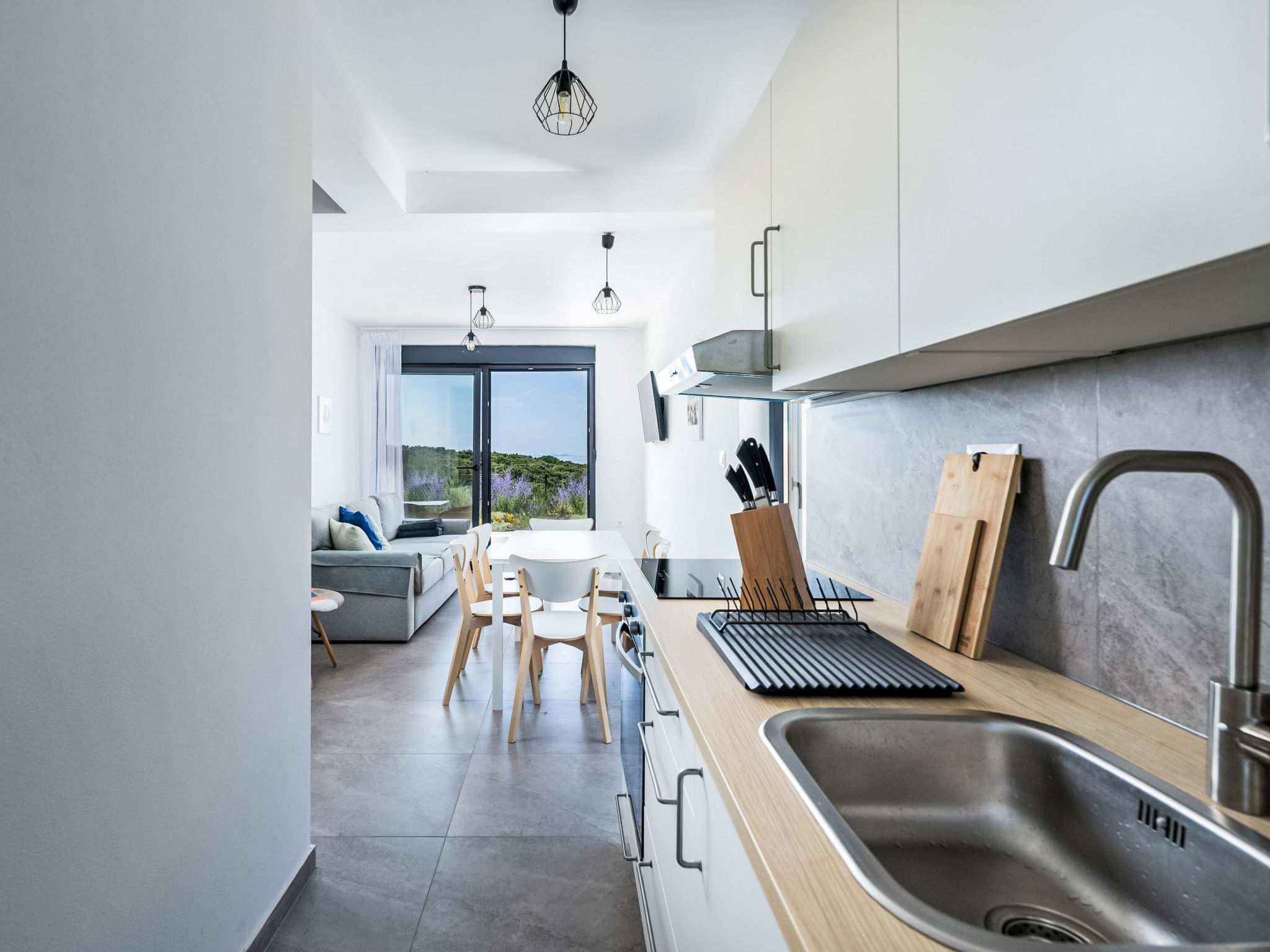 Villa Artec mit Meerblick - Drinnen