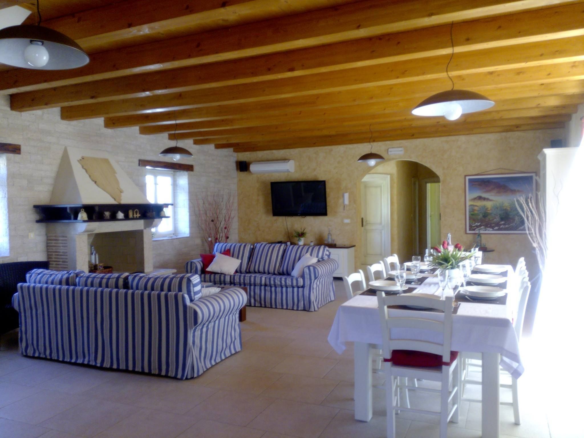 Für 8 Personen und 2 Kinder in Segotici, Istrien (Südküste von Istrien)-Dedans