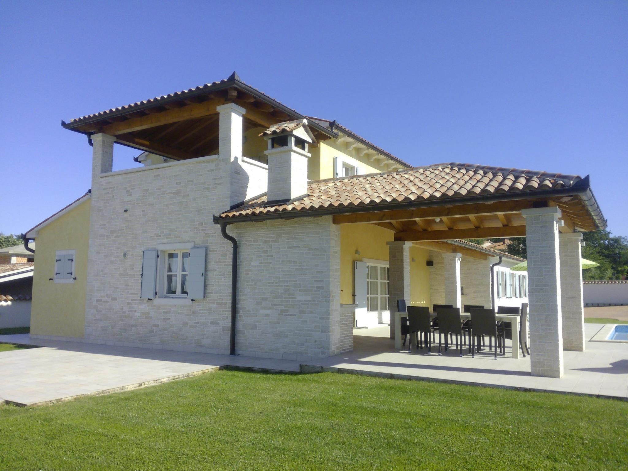 Für 8 Personen und 2 Kinder in Segotici, Istrien (Südküste von Istrien)-Dedans