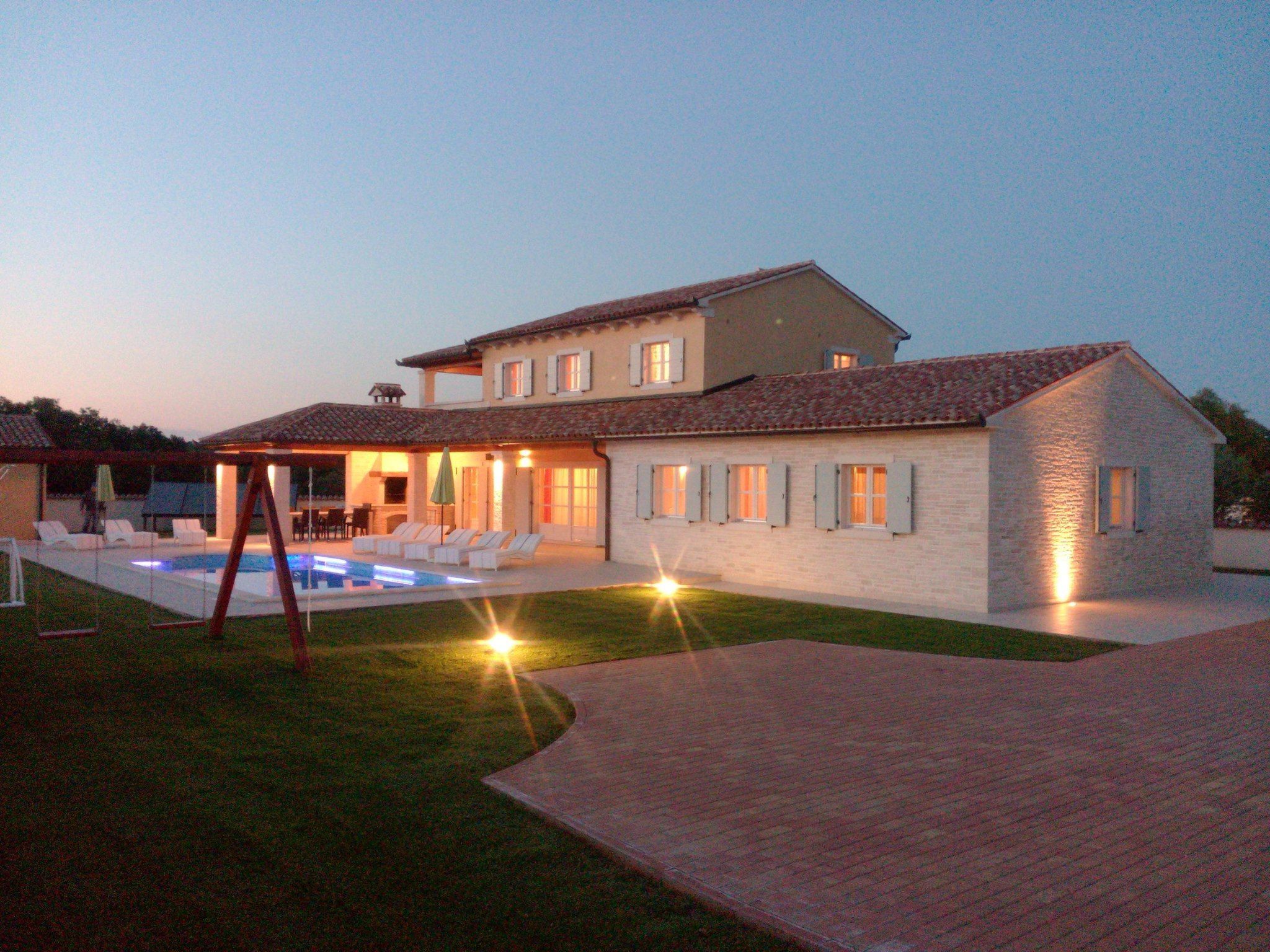 Für 8 Personen und 2 Kinder in Segotici, Istrien (Südküste von Istrien)-Dedans