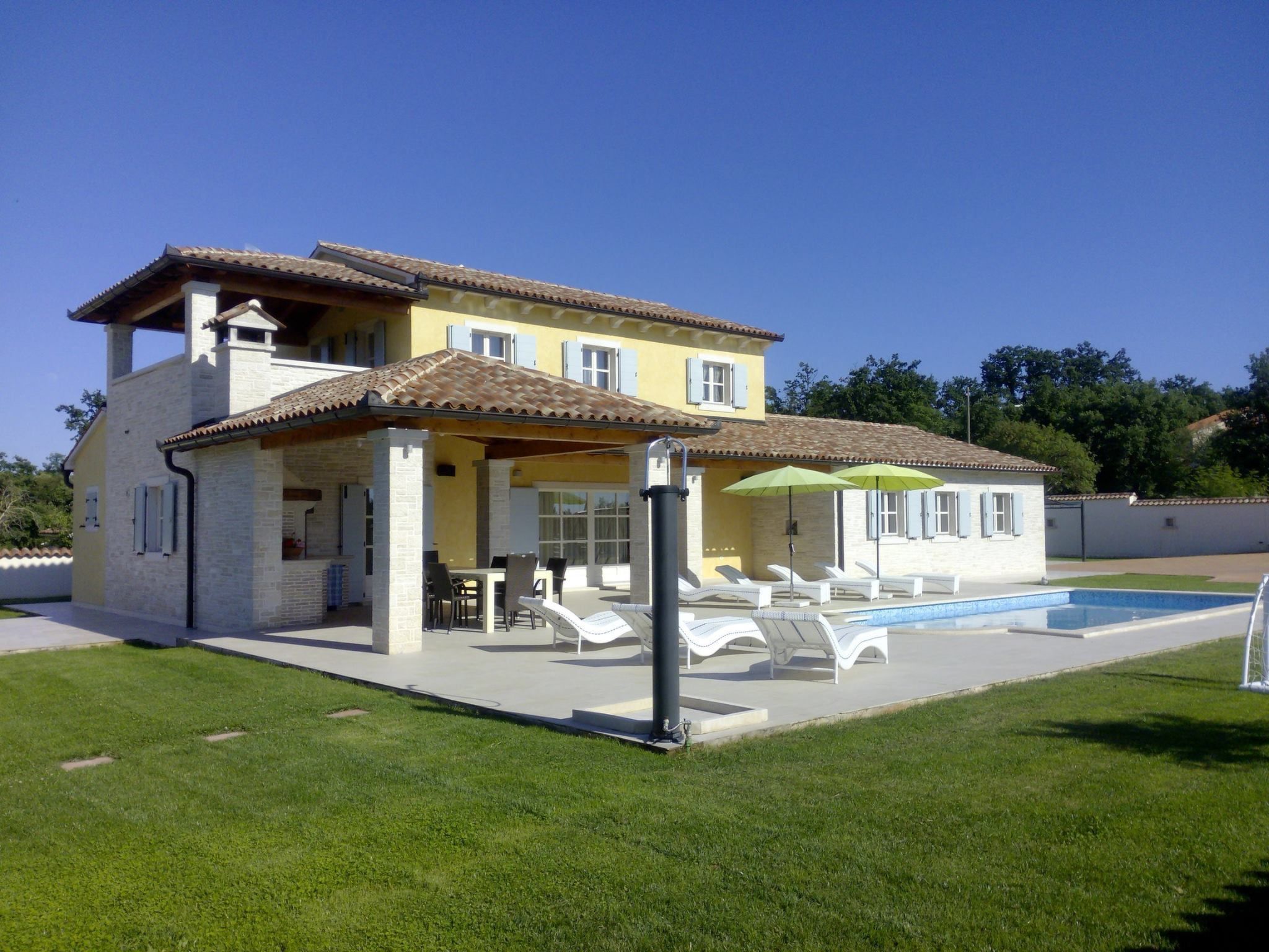 Für 8 Personen und 2 Kinder in Segotici, Istrien (Südküste von Istrien)-Dedans